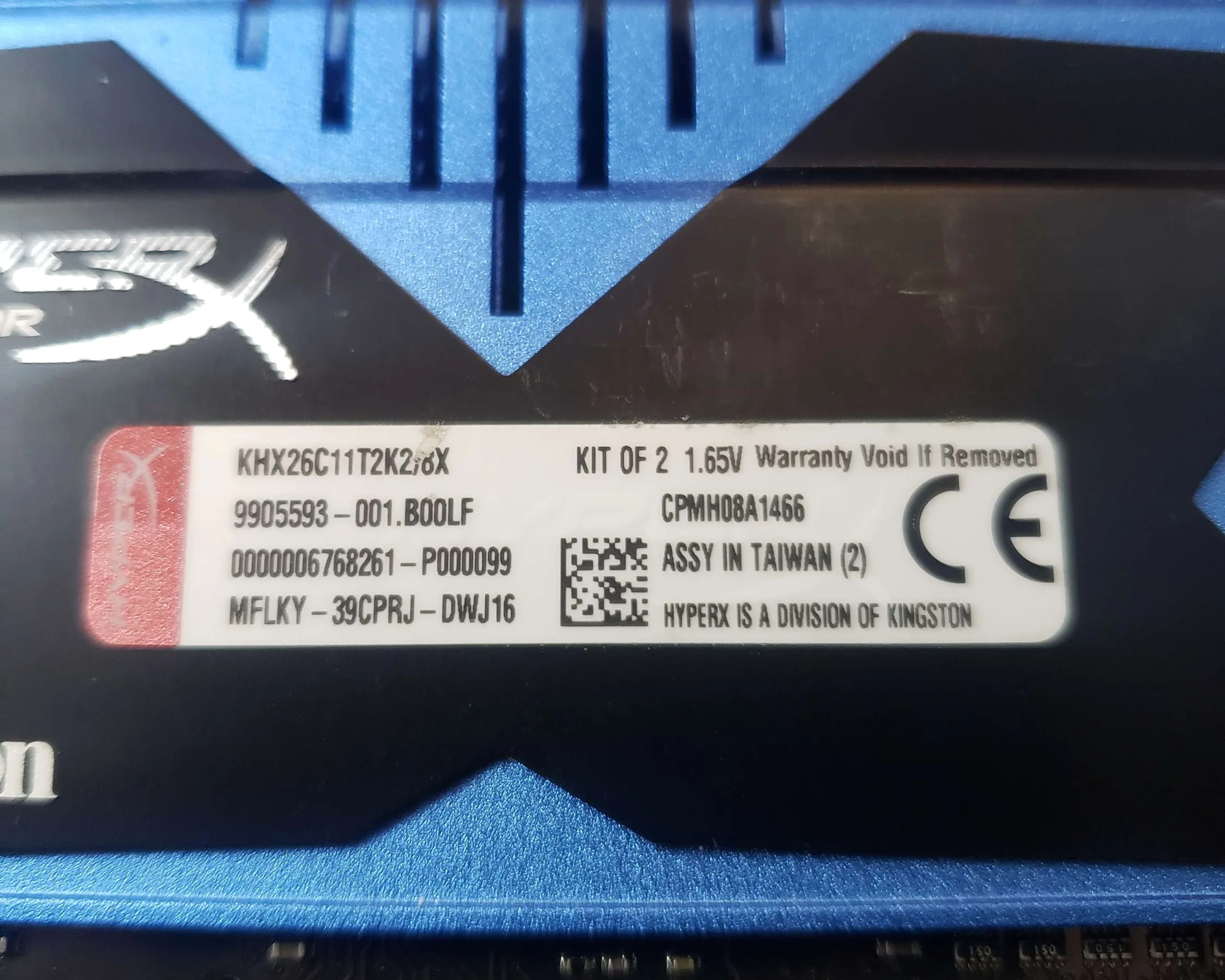 DDR3 4x4GB 2666MHz C11 Kingston HyperX Predator