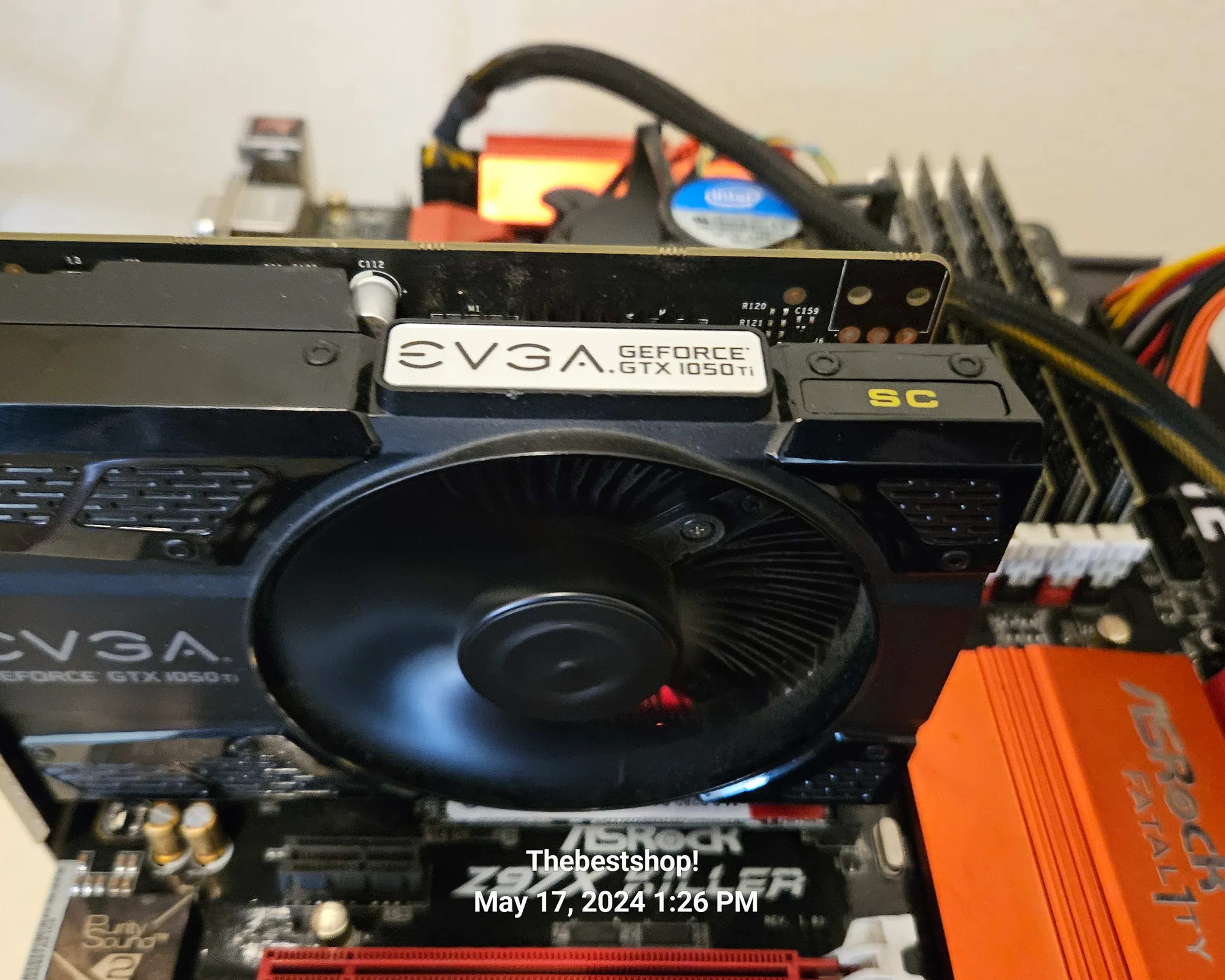 EVGA GTX 1050ti sc 4gb gddr5 graphics card