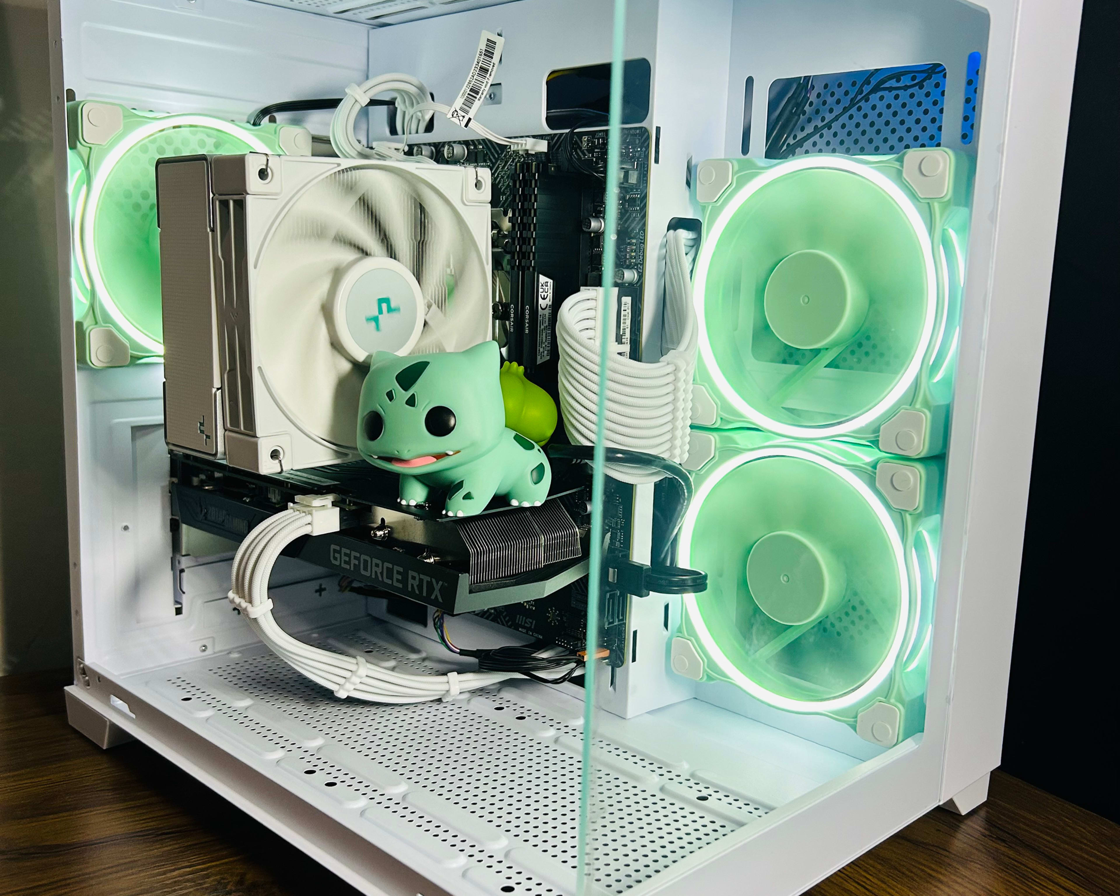 🦖🐢🌿Bulbasaur🌿🦖🐢 White Gaming Pc