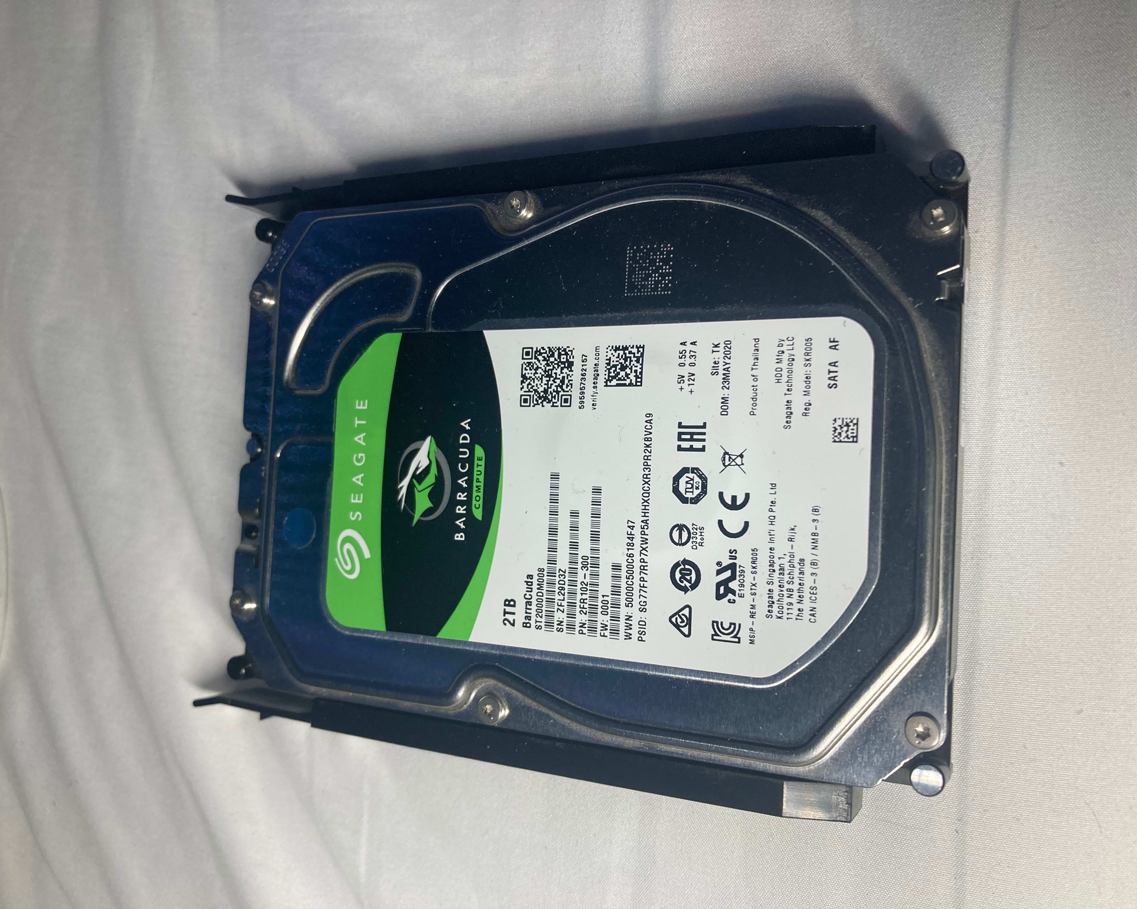 BROKEN 2tb seagate HDD