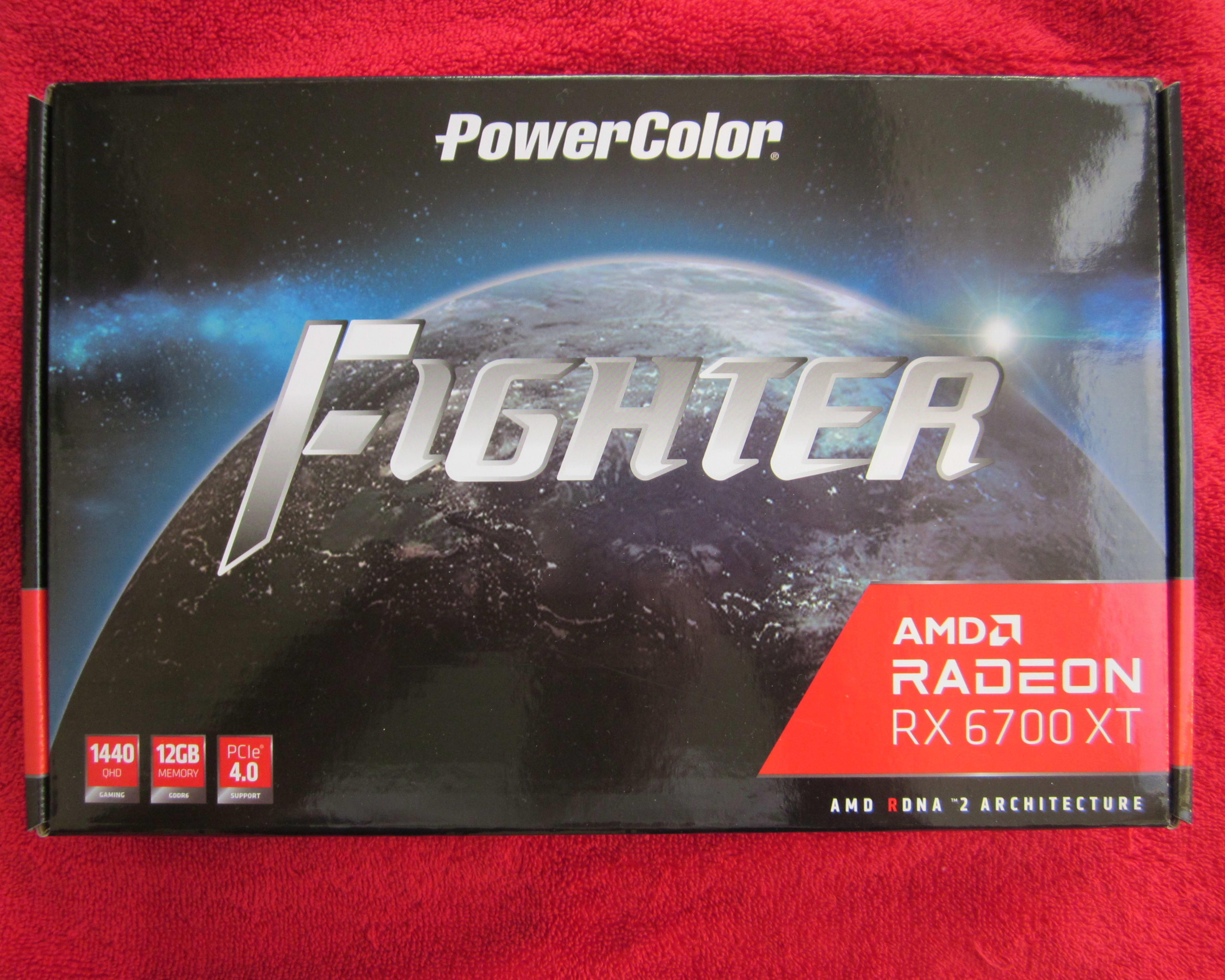 PowerColor Fighter RX 6700 XT 12GB GDDR6 Graphics Card AXRX PCI Express 4.0