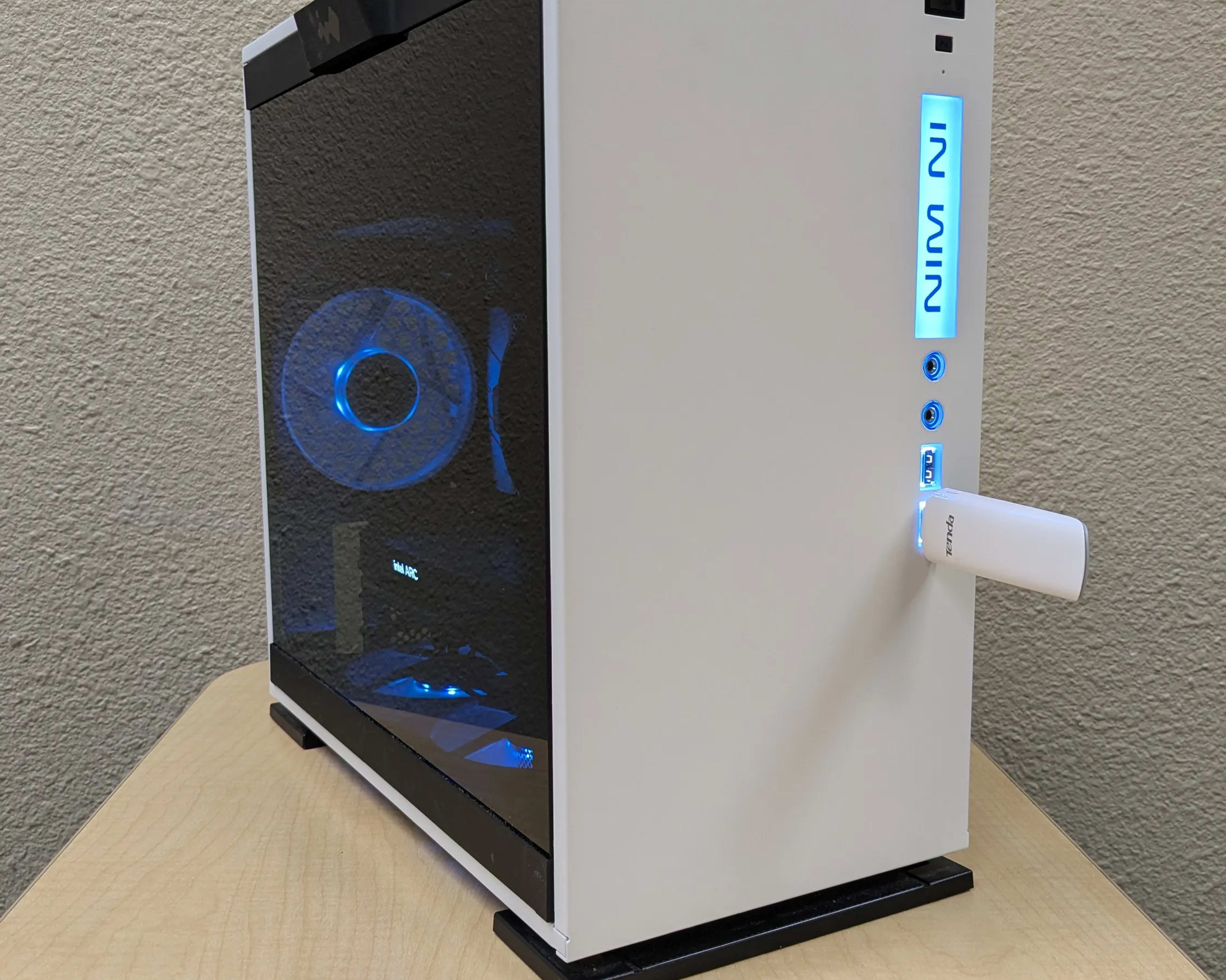 Blue Alchemist - In Win Compact White Gaming PC (MFF) - New in Box