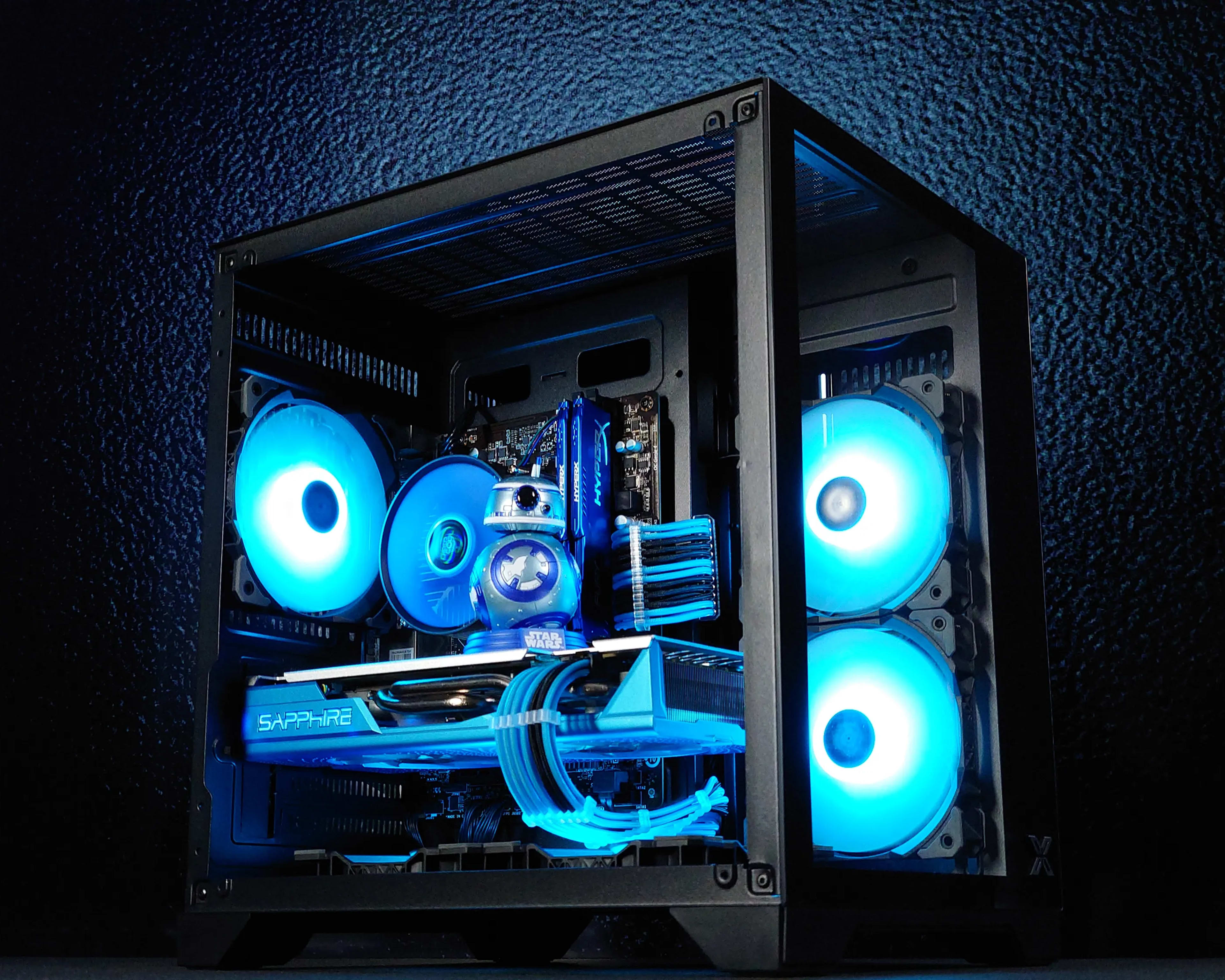 💙🤖BB-8 Budget Gaming PC🔷AMD RX 580 8GB🔷Intel Core i7 4770🔷16GB DDR3 🔷512GB SSD