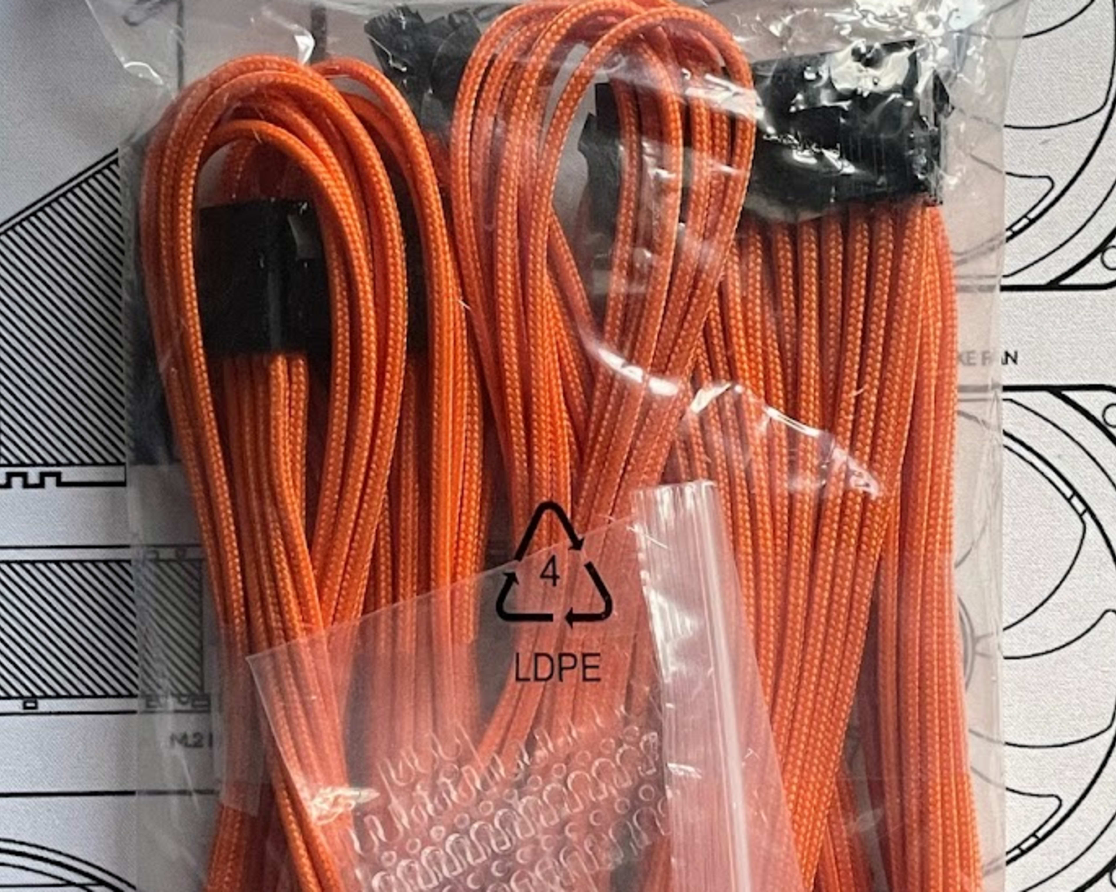 Phanteks 18AWG PSU Cable Extensions - Orange