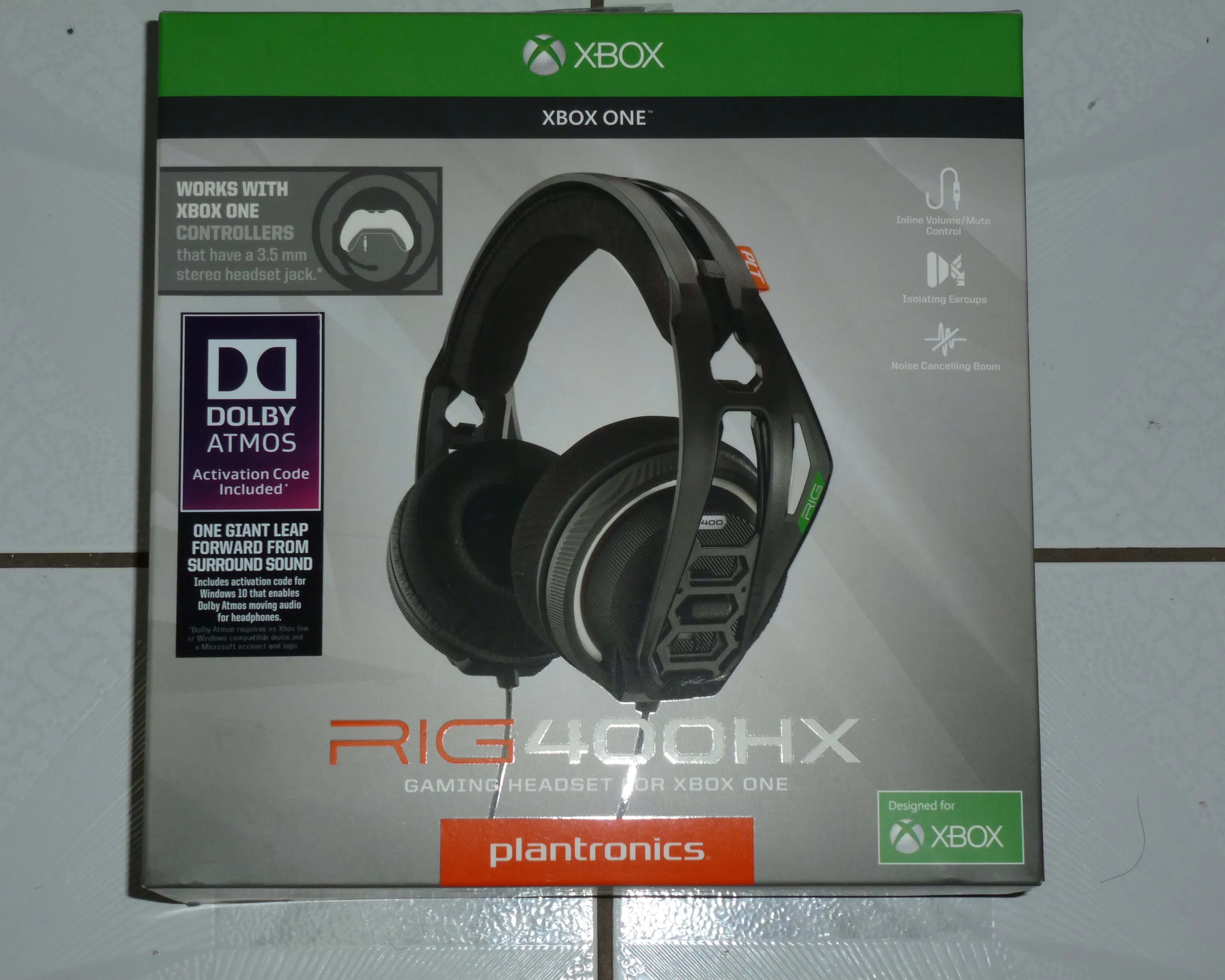 ON SALE! - BNIB Plantronics RIG 400HX Gaming Headset - Urban Gray Camo (Xbox One/PS4)