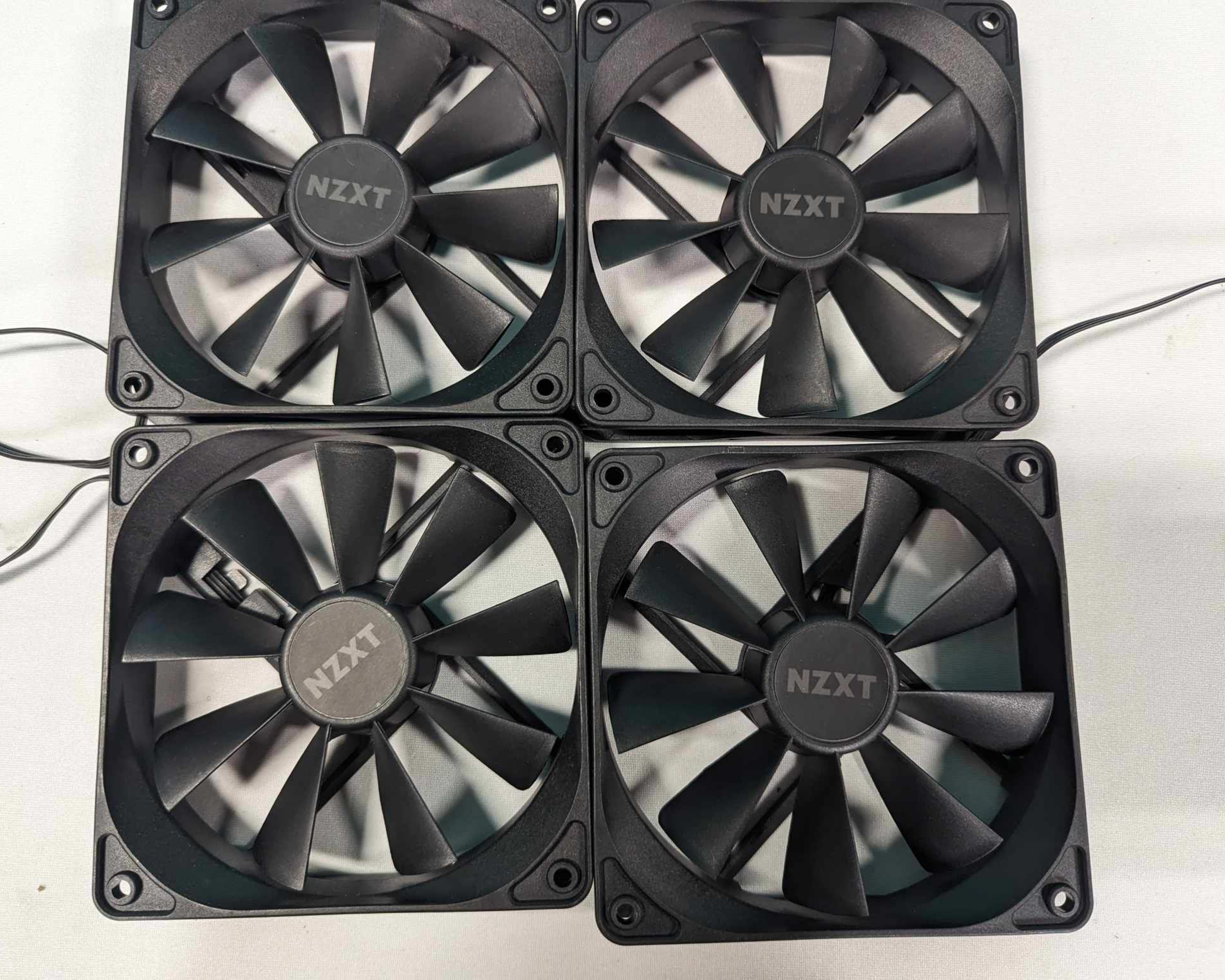4 New NZXT 120mm Fans. (PWM). Free Ship!