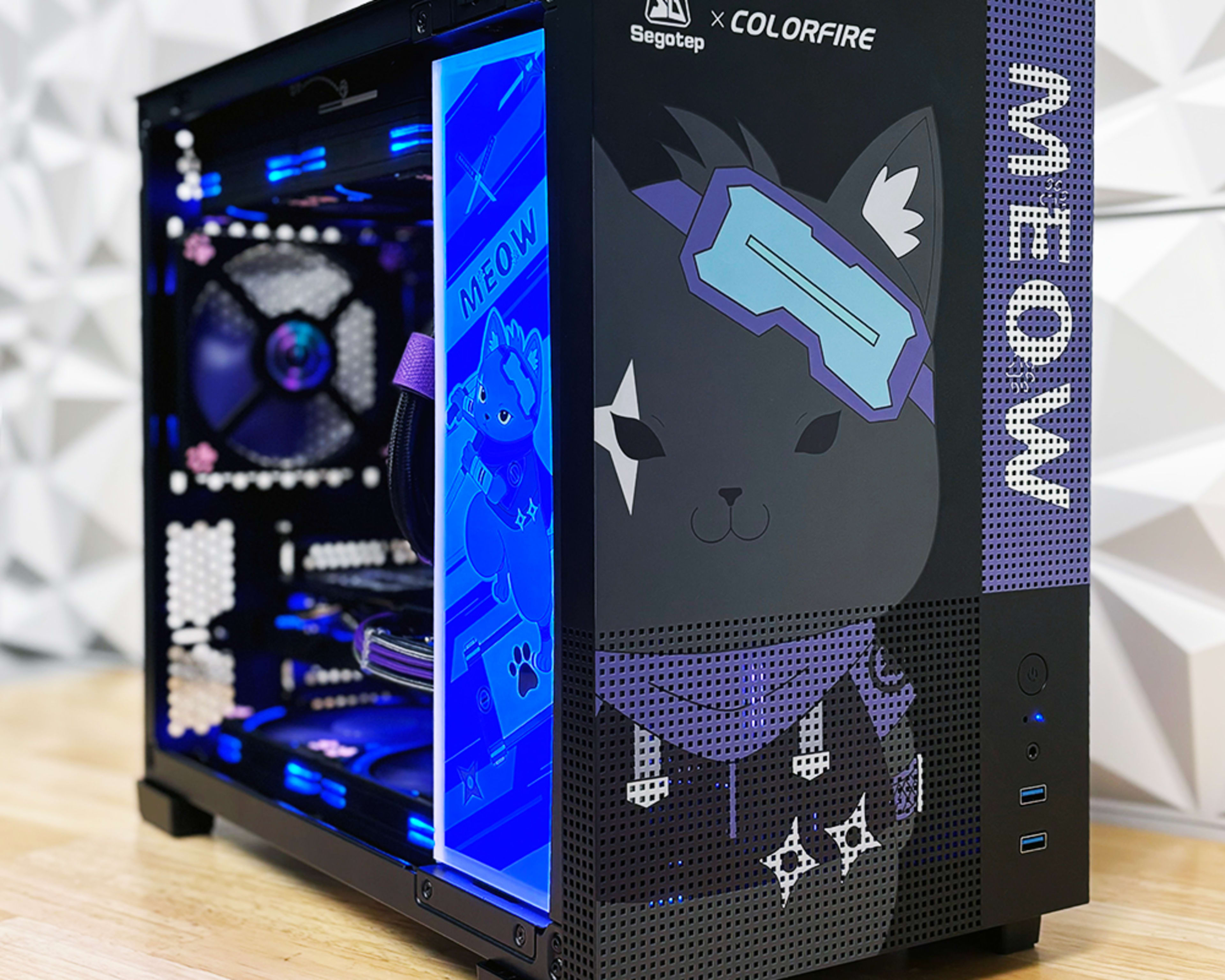 🥷🏾Nyan-Ja🥷🏾Gaming PC ⚔ RTX 4060 8GB 💜 i5-13400F ⚔ 32GB DDR5 💜 1T M.2 ⚔ Windows 11 Home