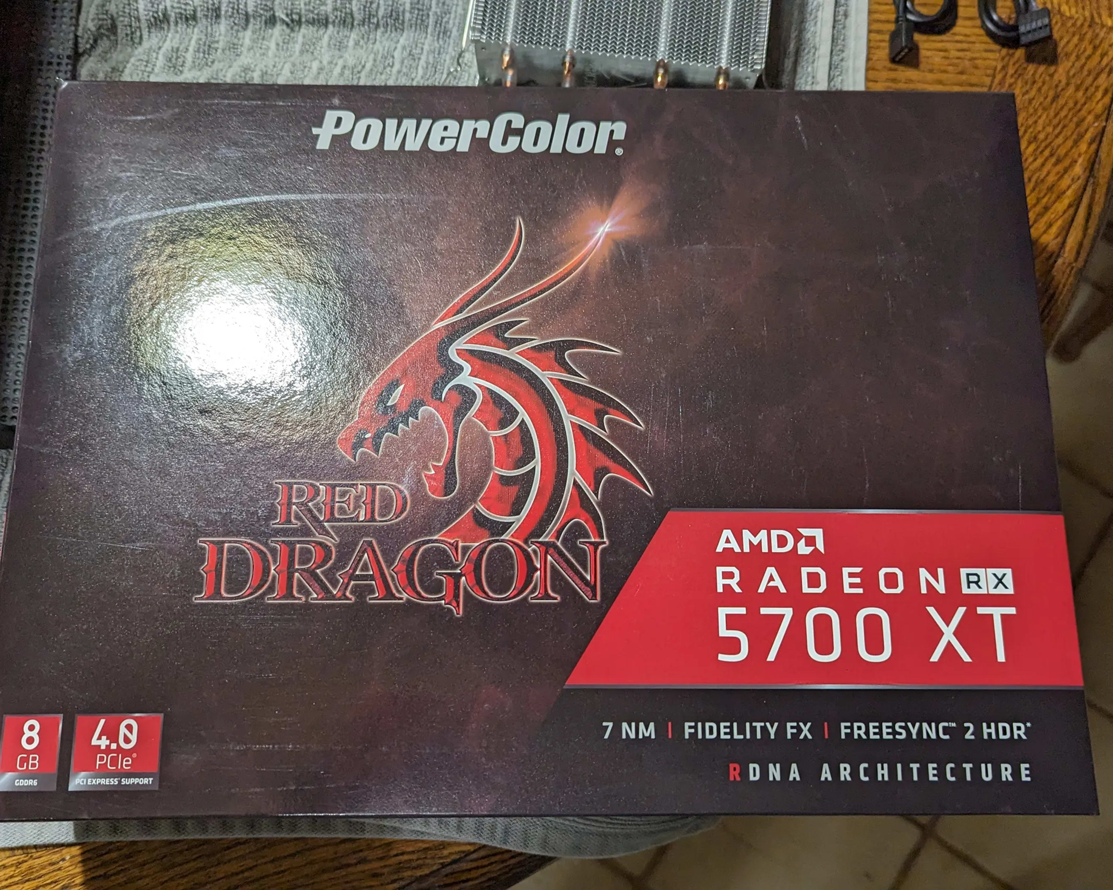 Powercolor Red Dragon AMD 5700XT, Used known working, owned by me!