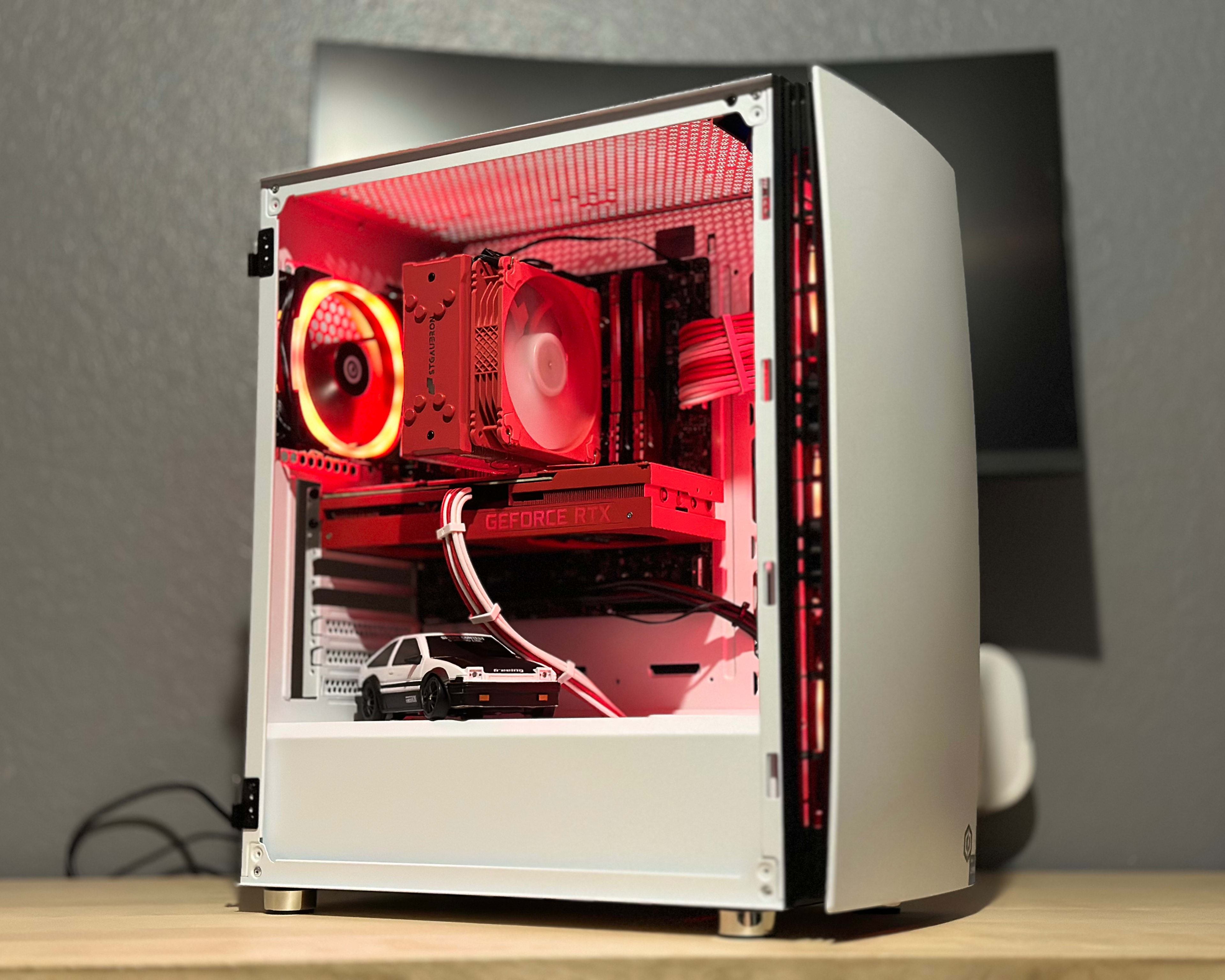 Snow Cherry  | 1440p Gaming/Streaming PC | Intel i5 11400f, RTX 3070, 1TB SSD, 32GB, WiFi 6