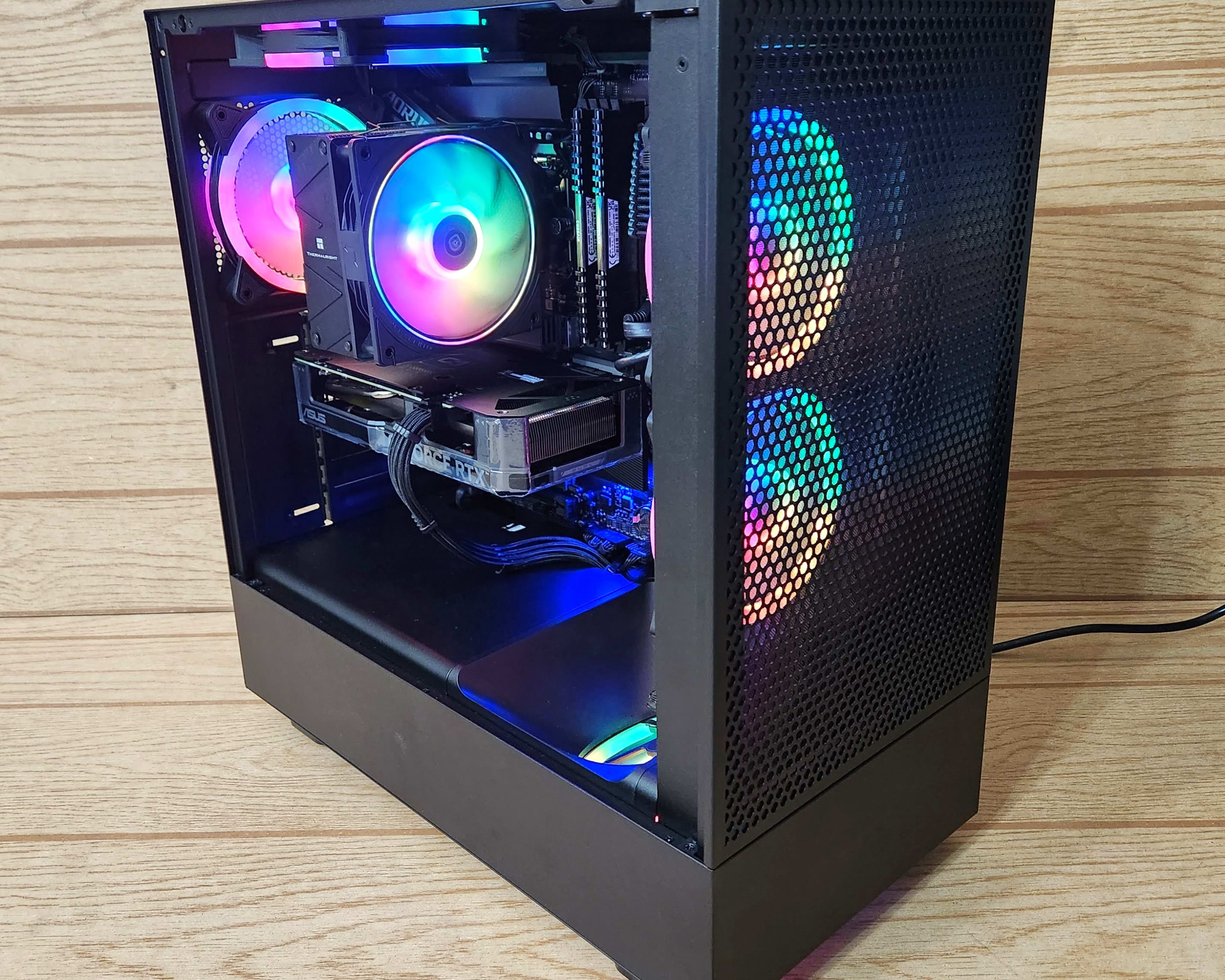 Brand New Custom RGB Gaming PC: I3 13100F RTX 4060Ti  16GB RAM 1TB SSD