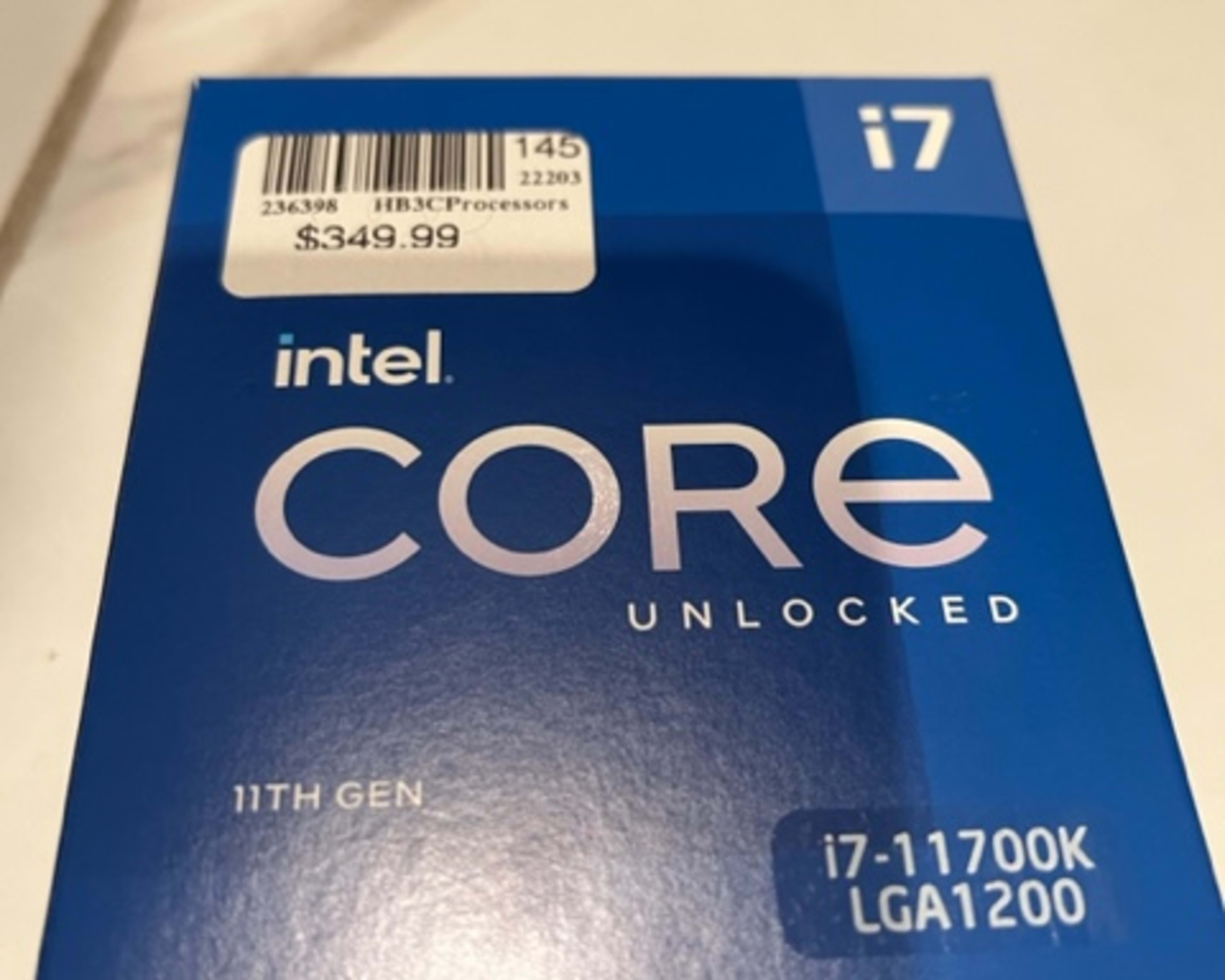 Intel® Core™ i7-11700K Processor 16M Cache, up to 5.00 GHz