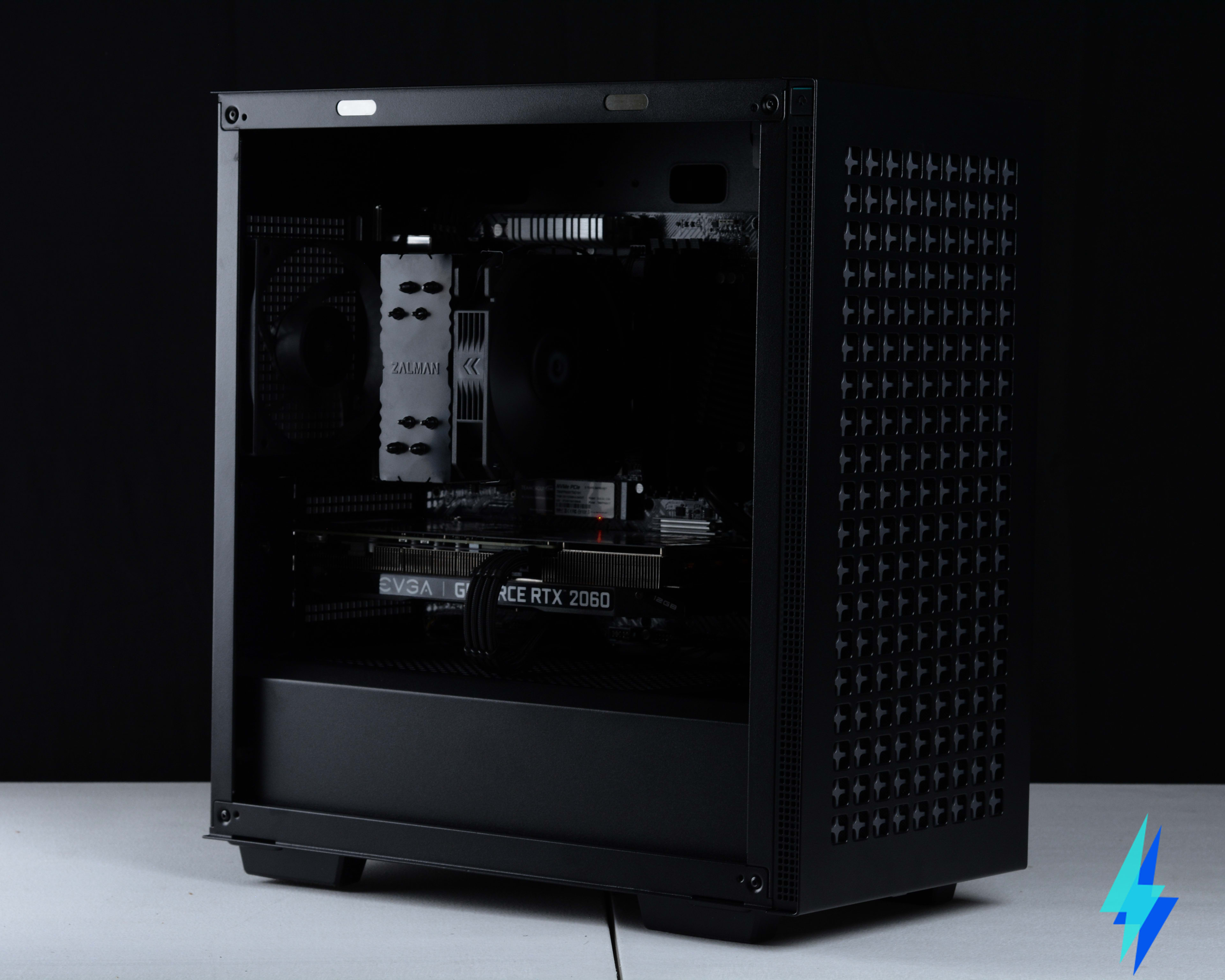 ⚫⚫ YIN: Stealthy Streaming/Gaming PC | RTX 2060 12GB, Ryzen 5, 16GB DDR4, 1TB SSD