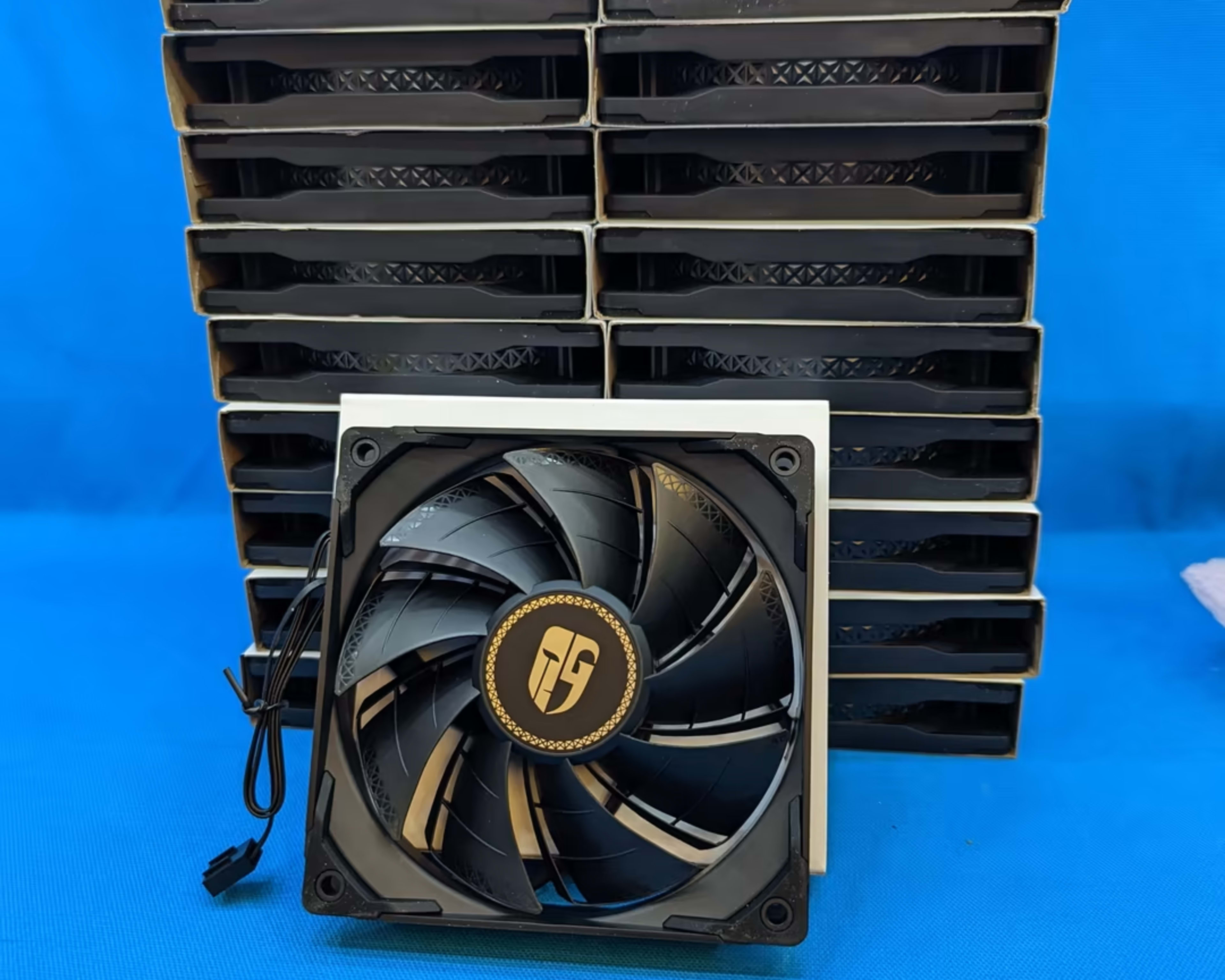 *Lot of 20x* Gamerstorm TF120S Fans 120mm DF1202512CM 12V DC 0.15A Black NON-RGB Case Fan