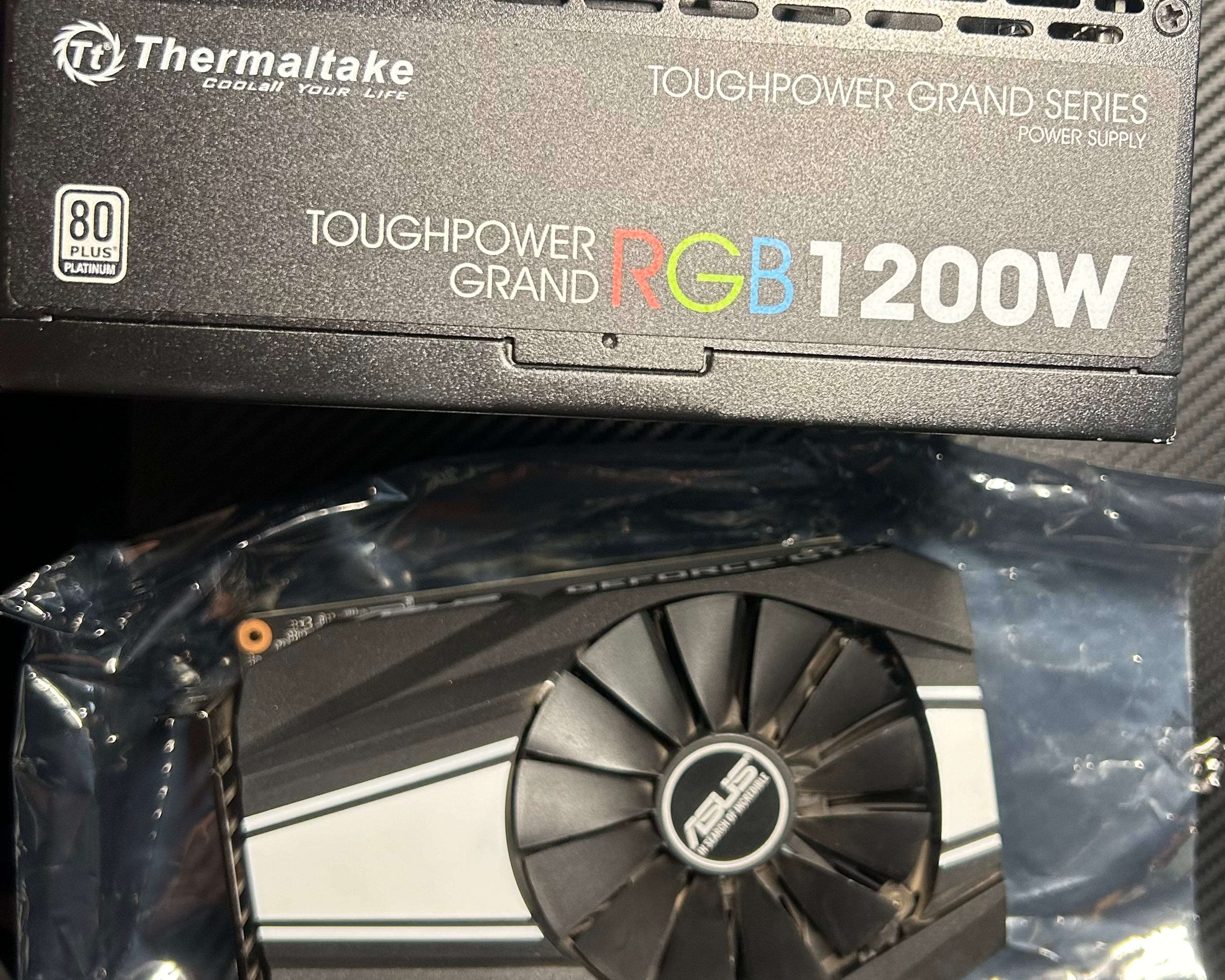 Thermaltake Grand Rgb 1200W Power Supply with Asus Phoenix OC Gtx 1660 GDDR5 Graphics Card