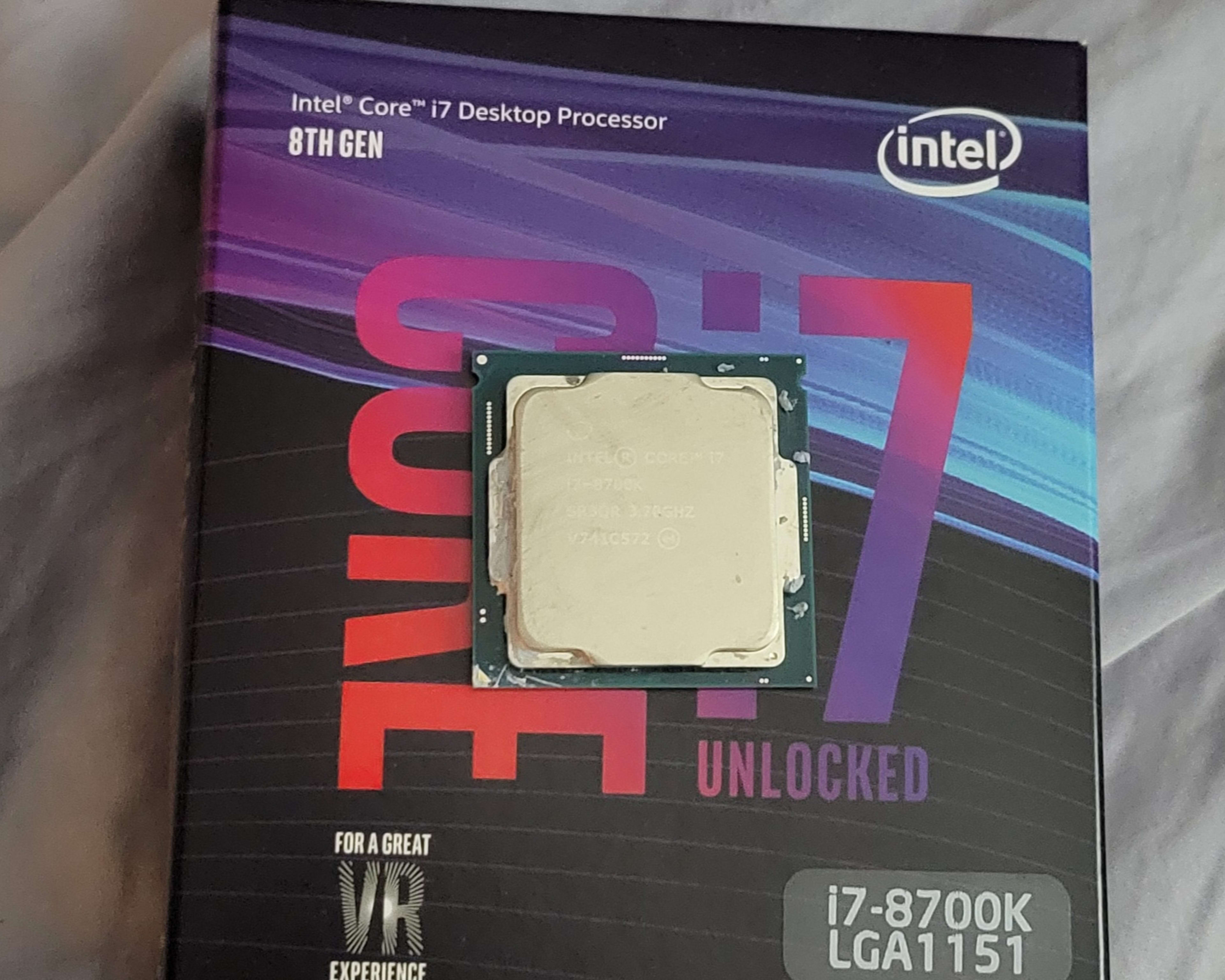 For Sale! Intel i7-8700k 6 Cores 4.7GHz LGA1151 CPU