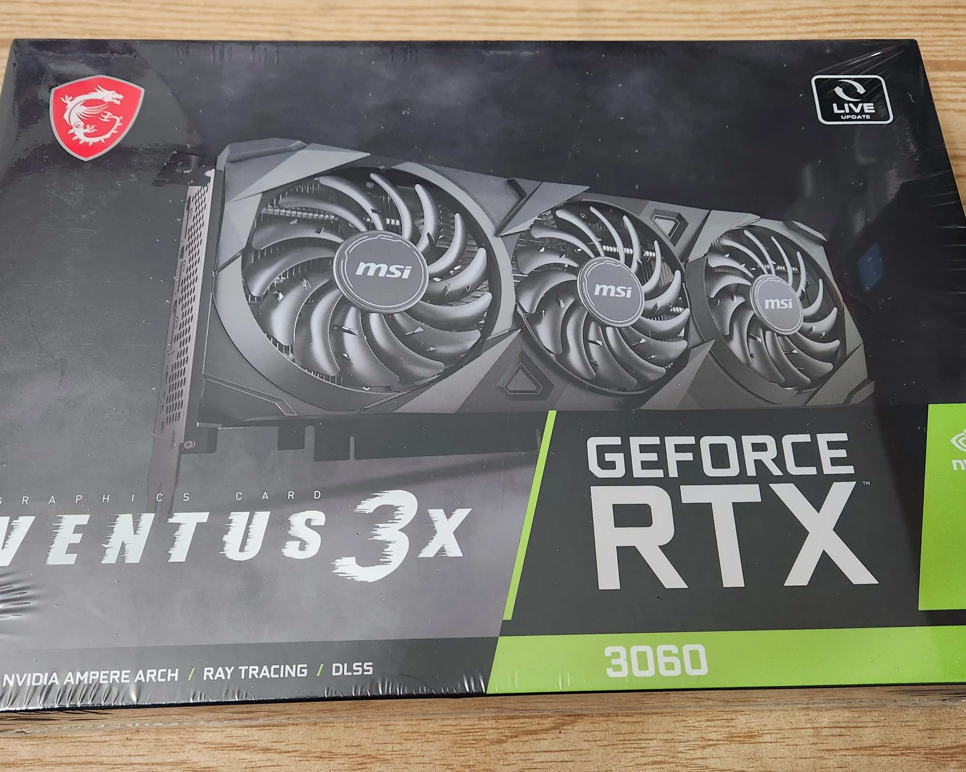 Brand New Sealed MSI NVIDIA GeForce RTX 3060 VENTUS 3X OC Graphic Card - 12 GB GDDR6