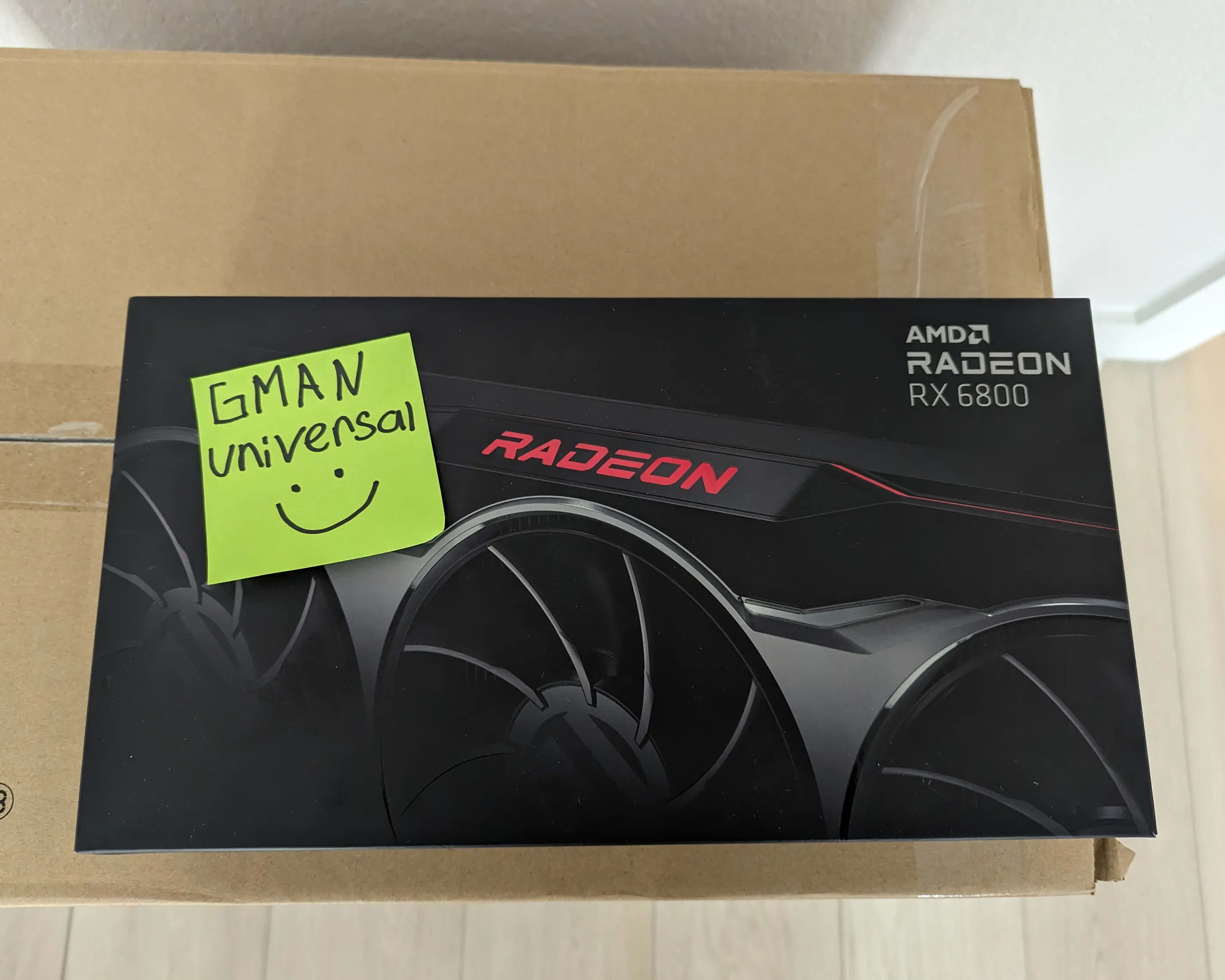 AMD Radeon RX 6800 Graphics Card Reference Model