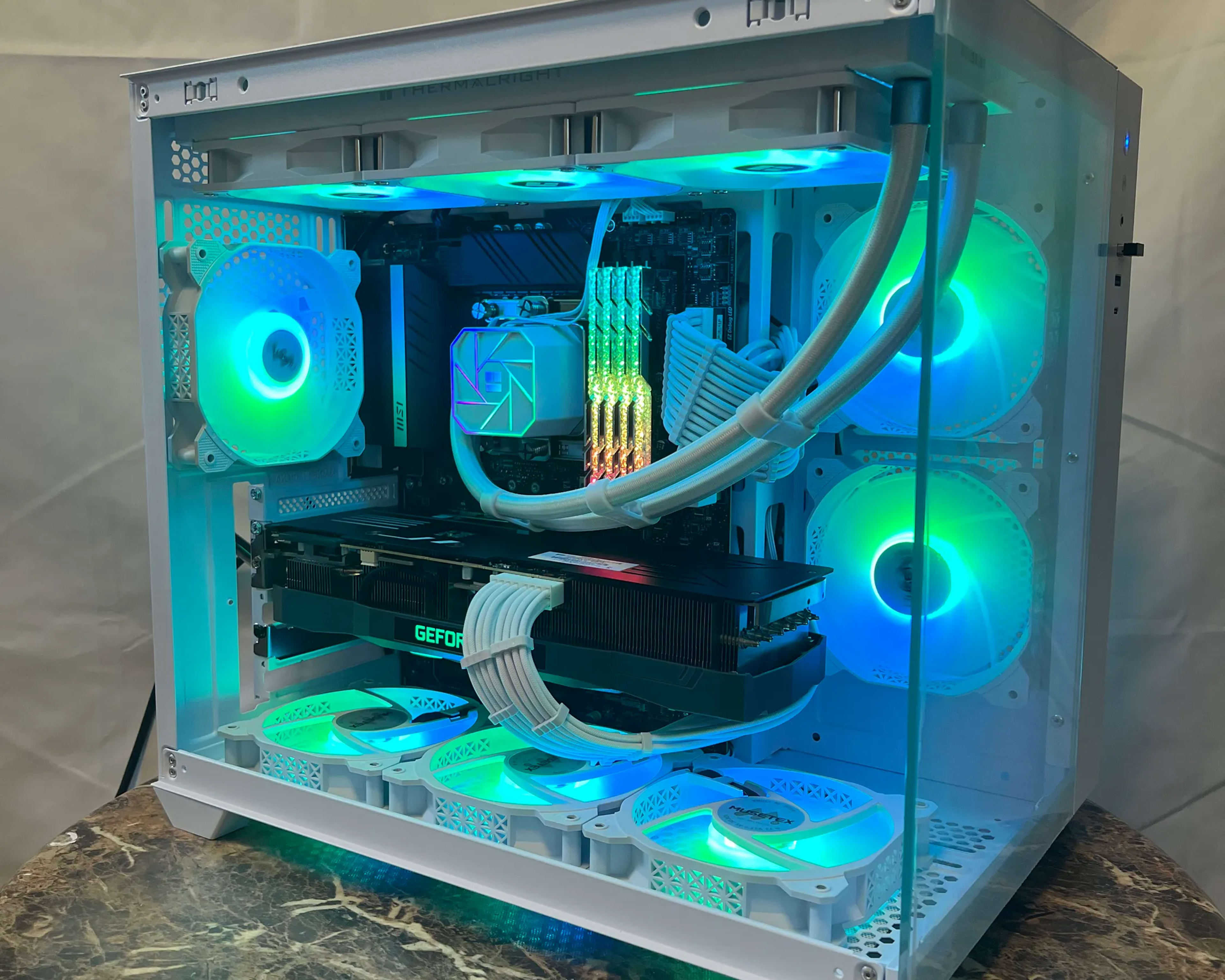 🌊Ocean Blue🌊 | Pro PC | RTX 3090 | Intel Core i5 12600K | 32GB RAM | 4TB Storage | Windows 11 Pro