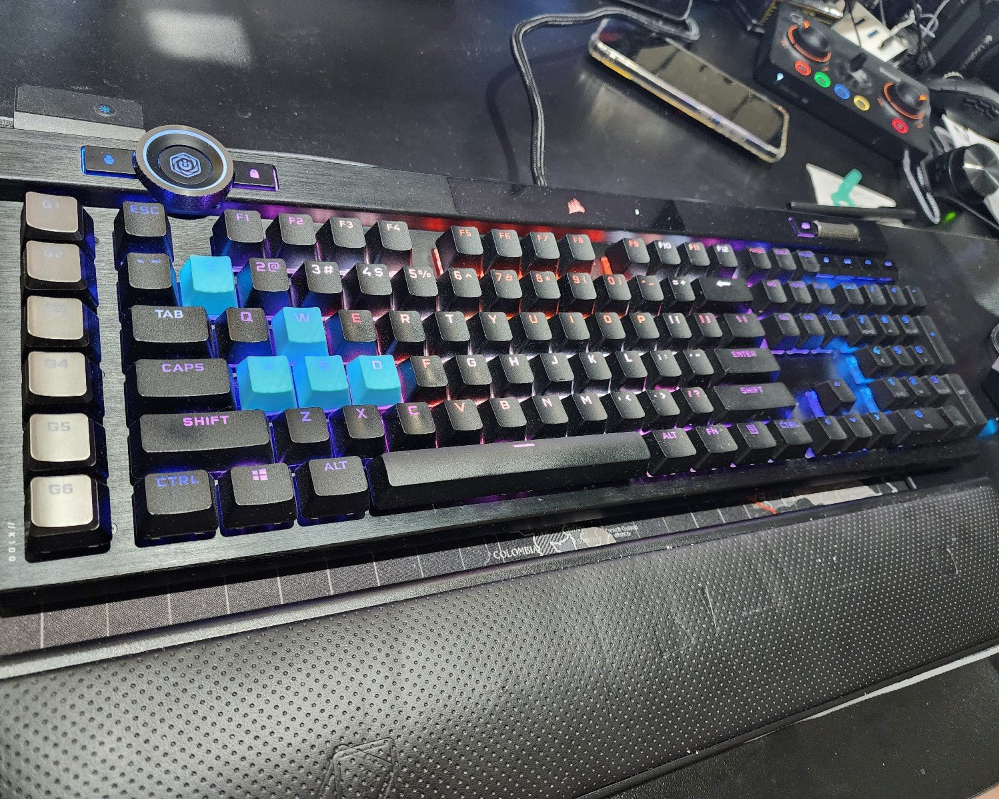 K100 RGB Optical-Mechanical Gaming Keyboard CORSAIR OPX Switch Black $250 MSRP