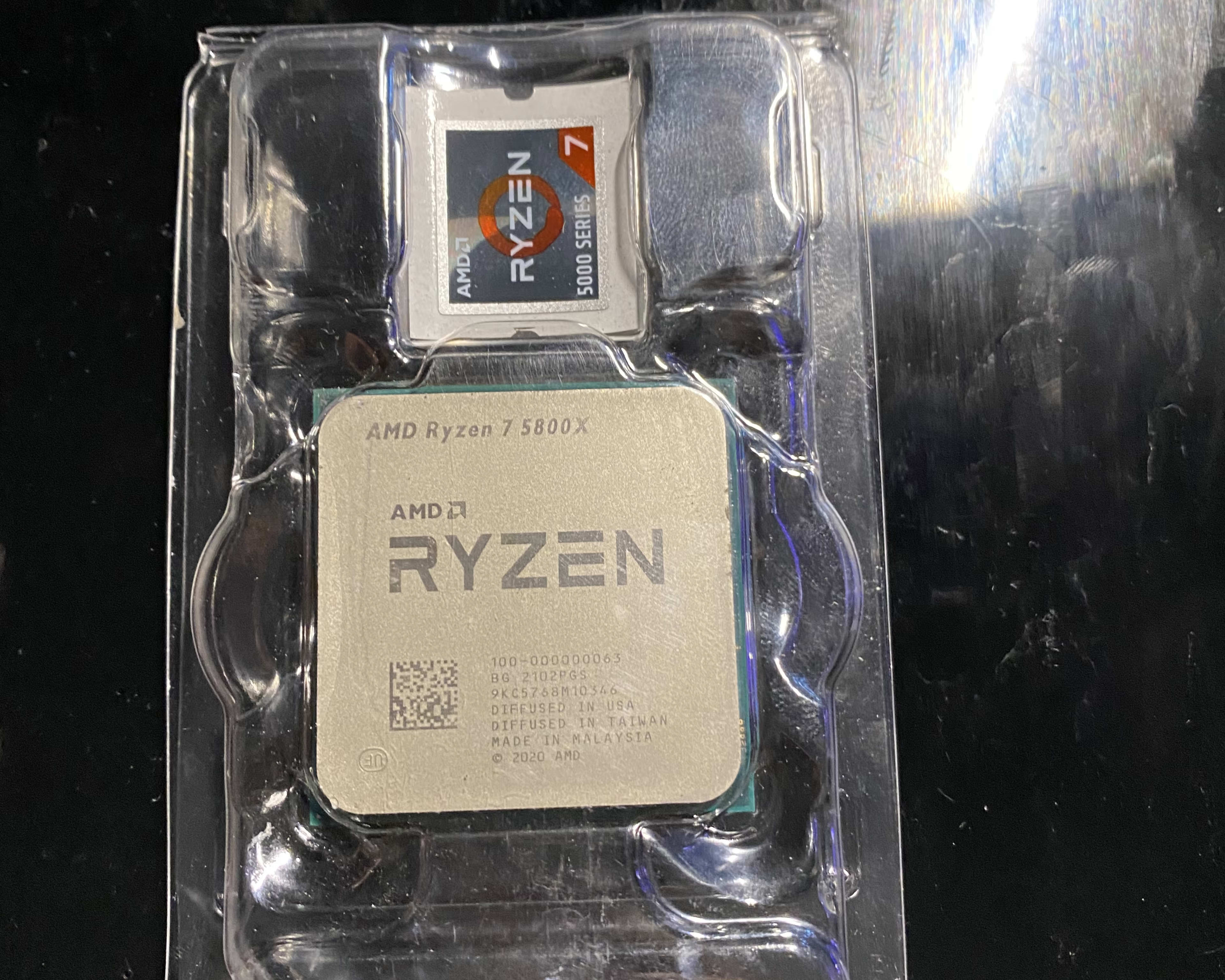 AMD Ryzen 7 5800x 8-Core 16-Thread processor