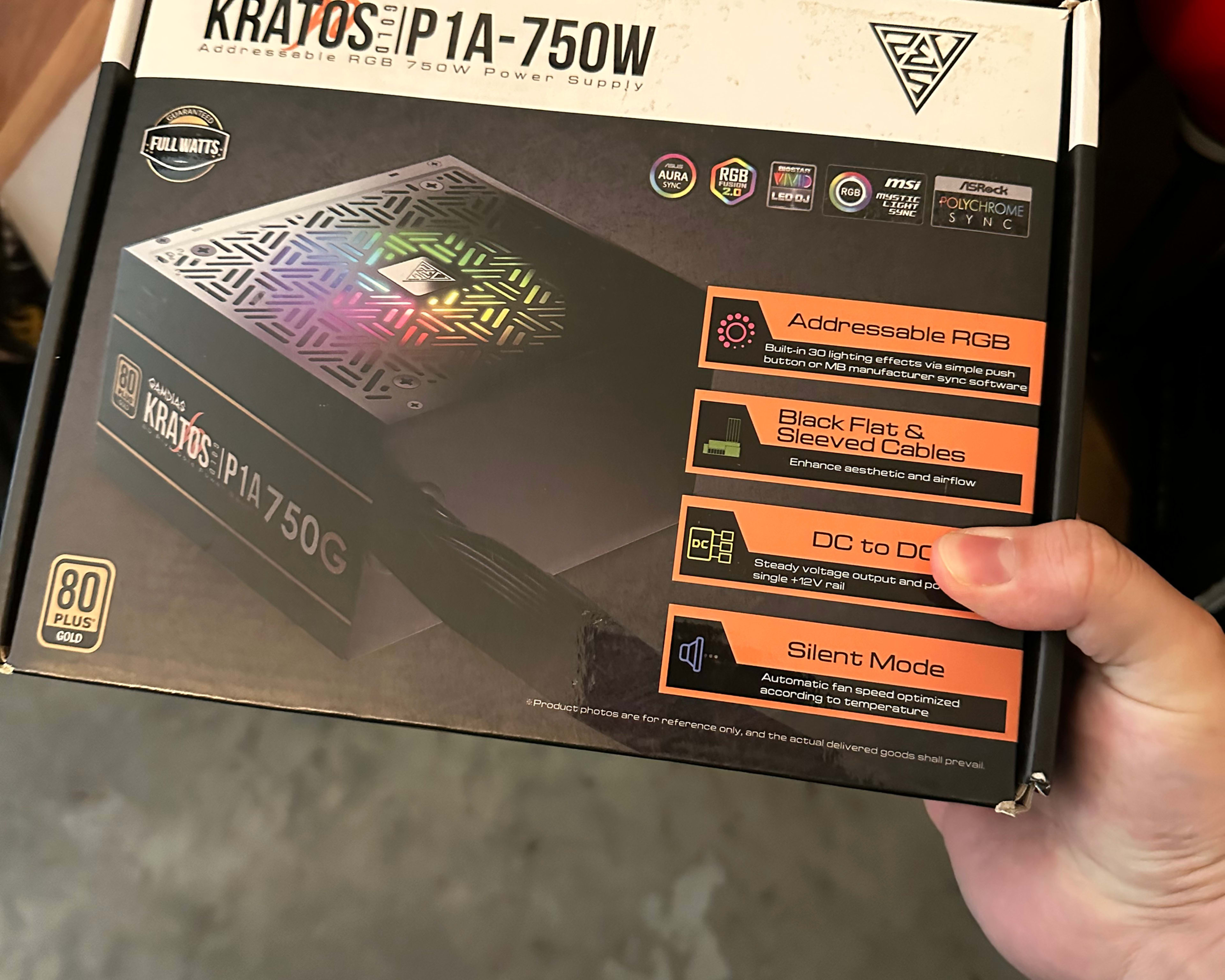 Gamdias Kratos P1A 750w Power Supply