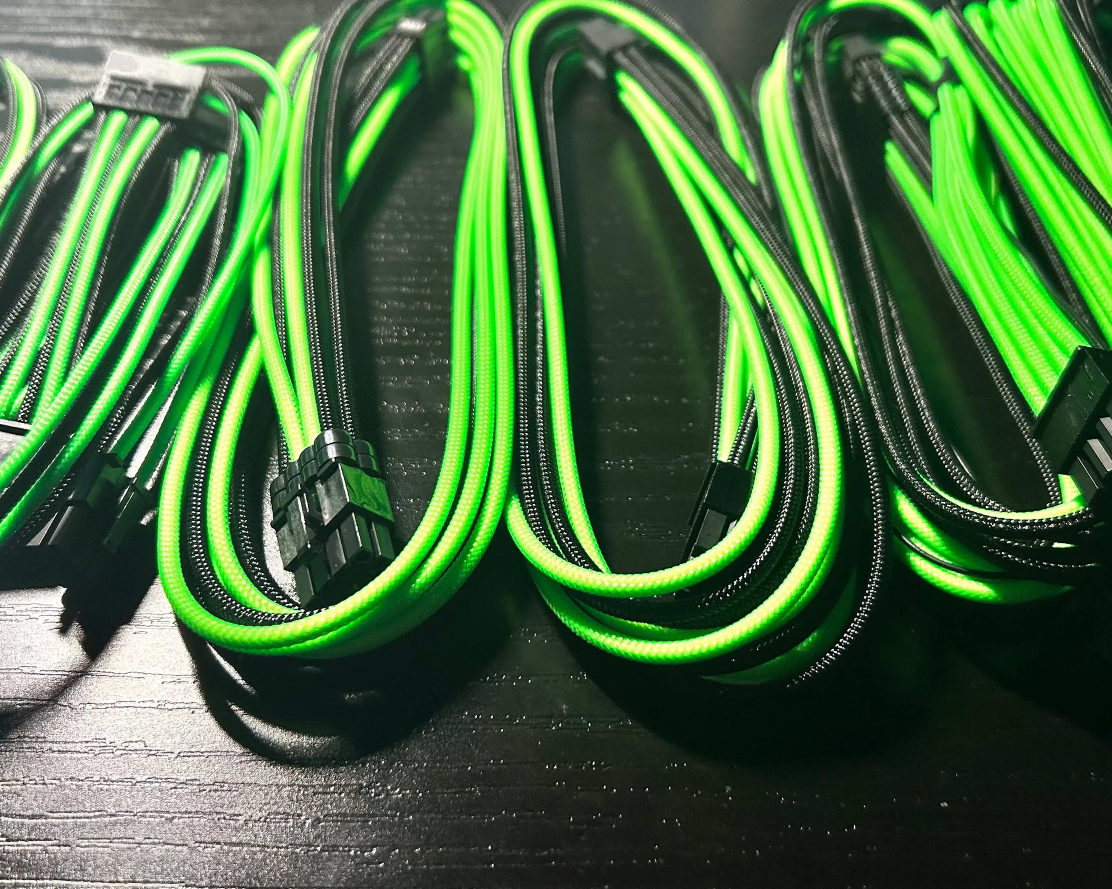 CableMod ModMesh PSU Kit | Green/Black