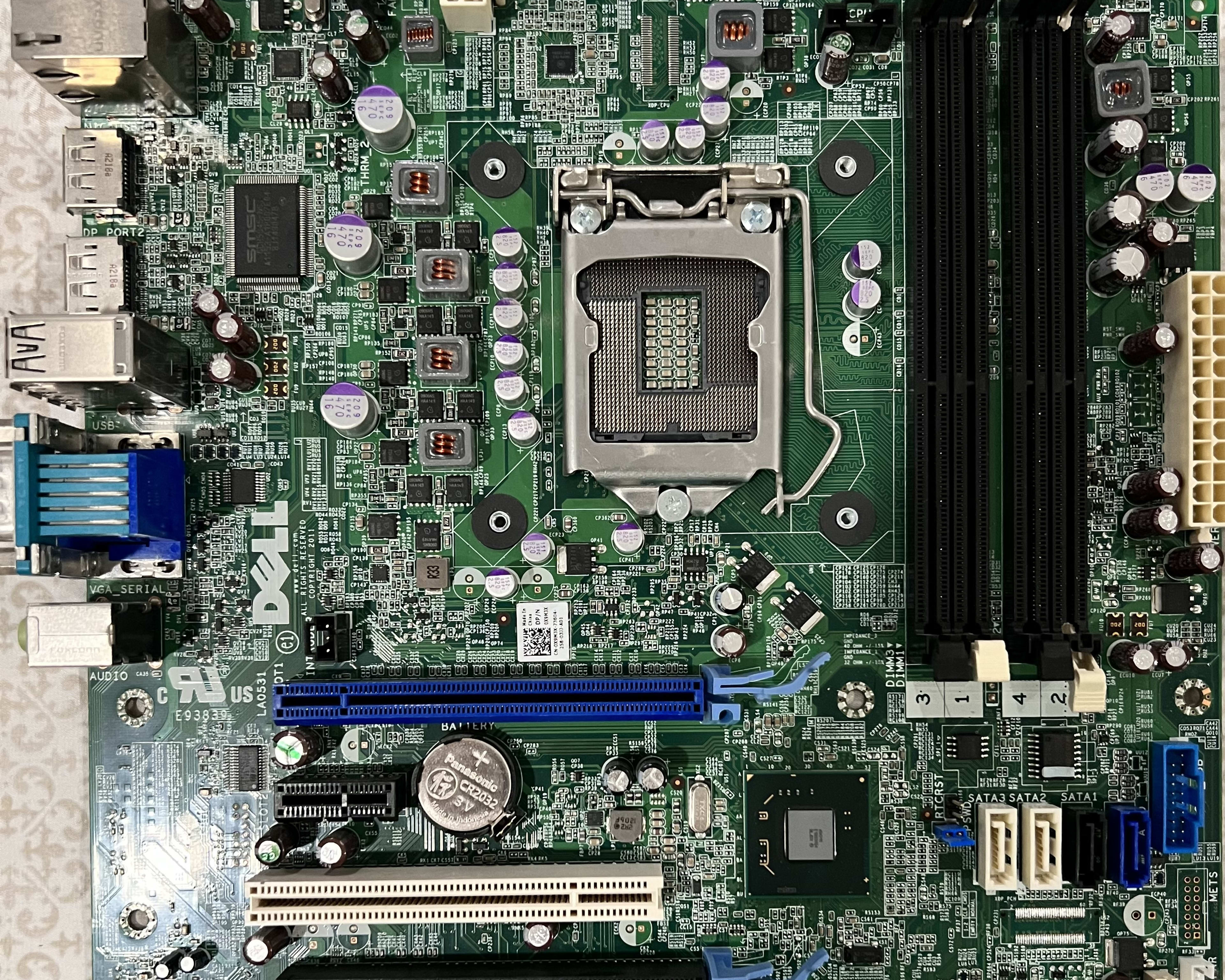DELL Precision T1650 Motherboard LGA 1155 Micro_ATX