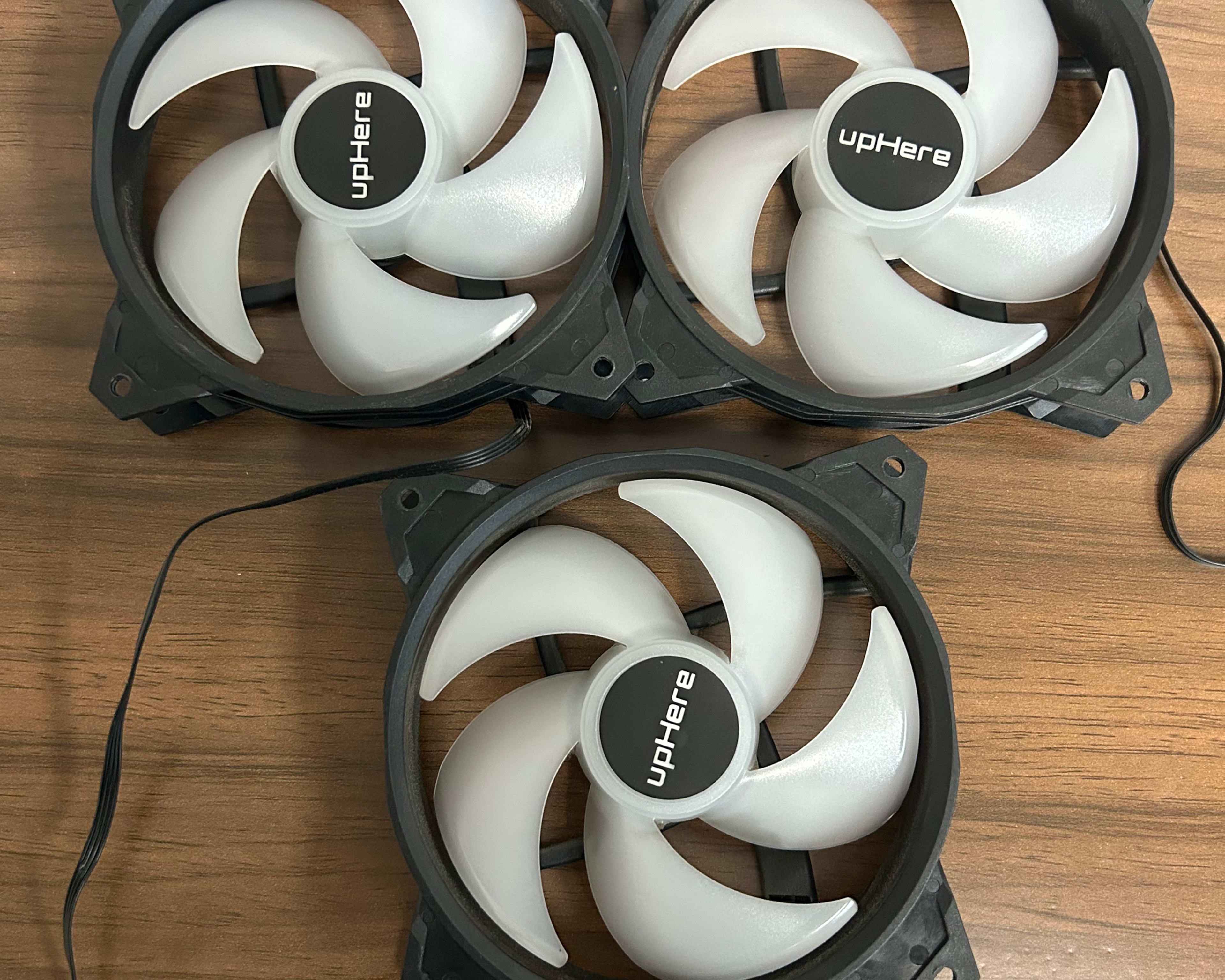 (3) RGB UpHere 120MM Case Fans