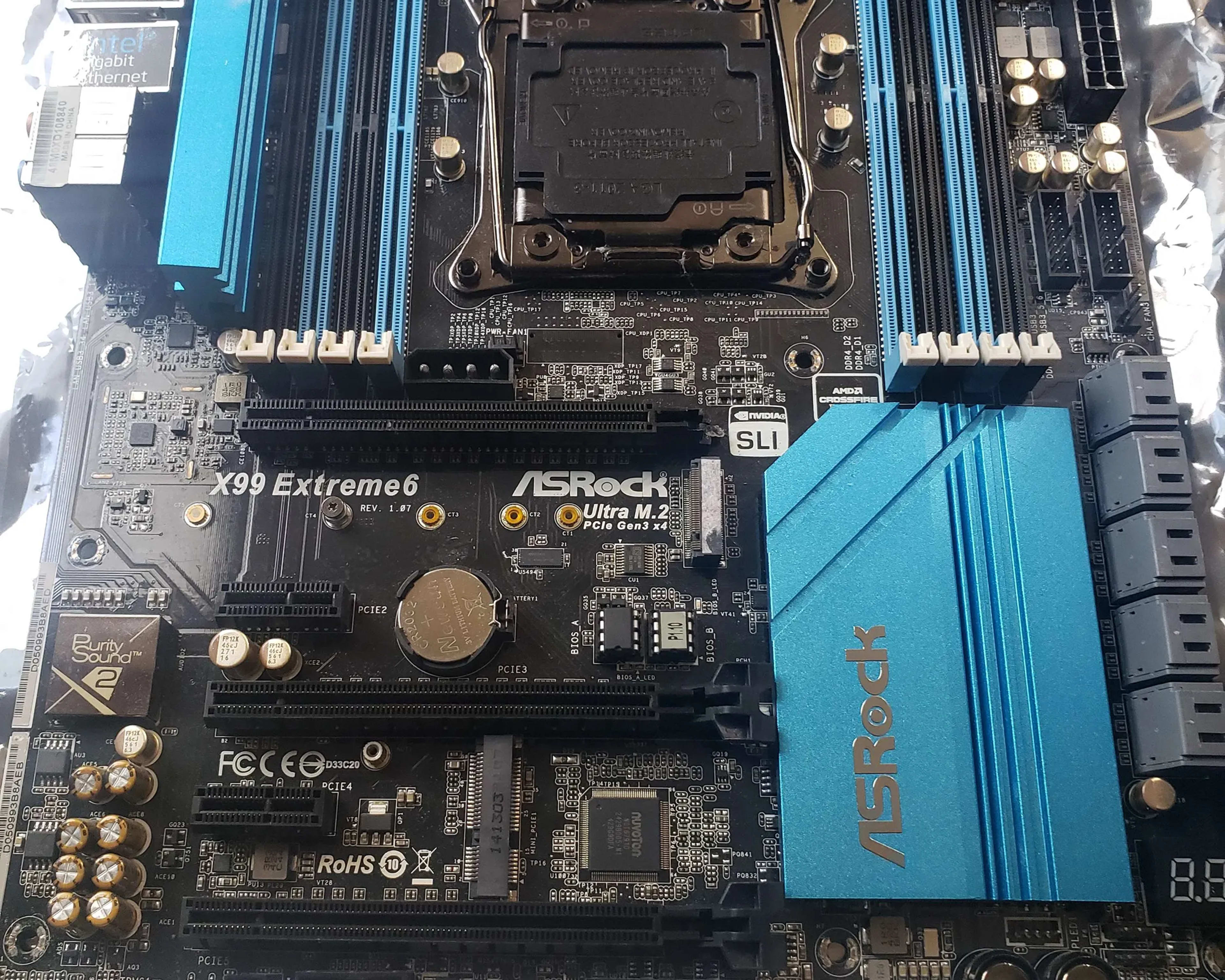 Asrock X99 Extreme6 Motherboard LGA 2011-3 Socket