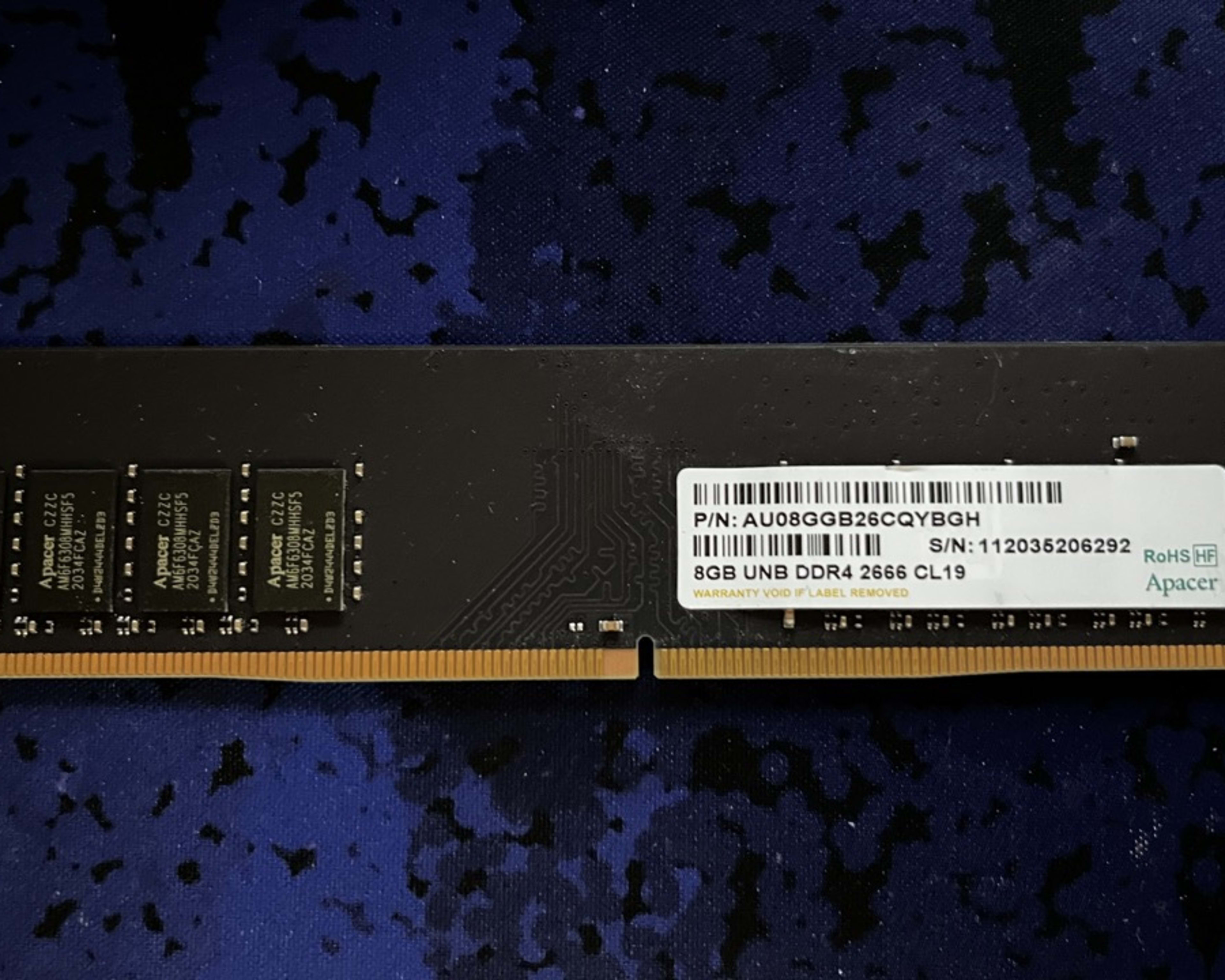 Apacer 8GB DDR4 2666MHz Desktop RAM Memory Stick