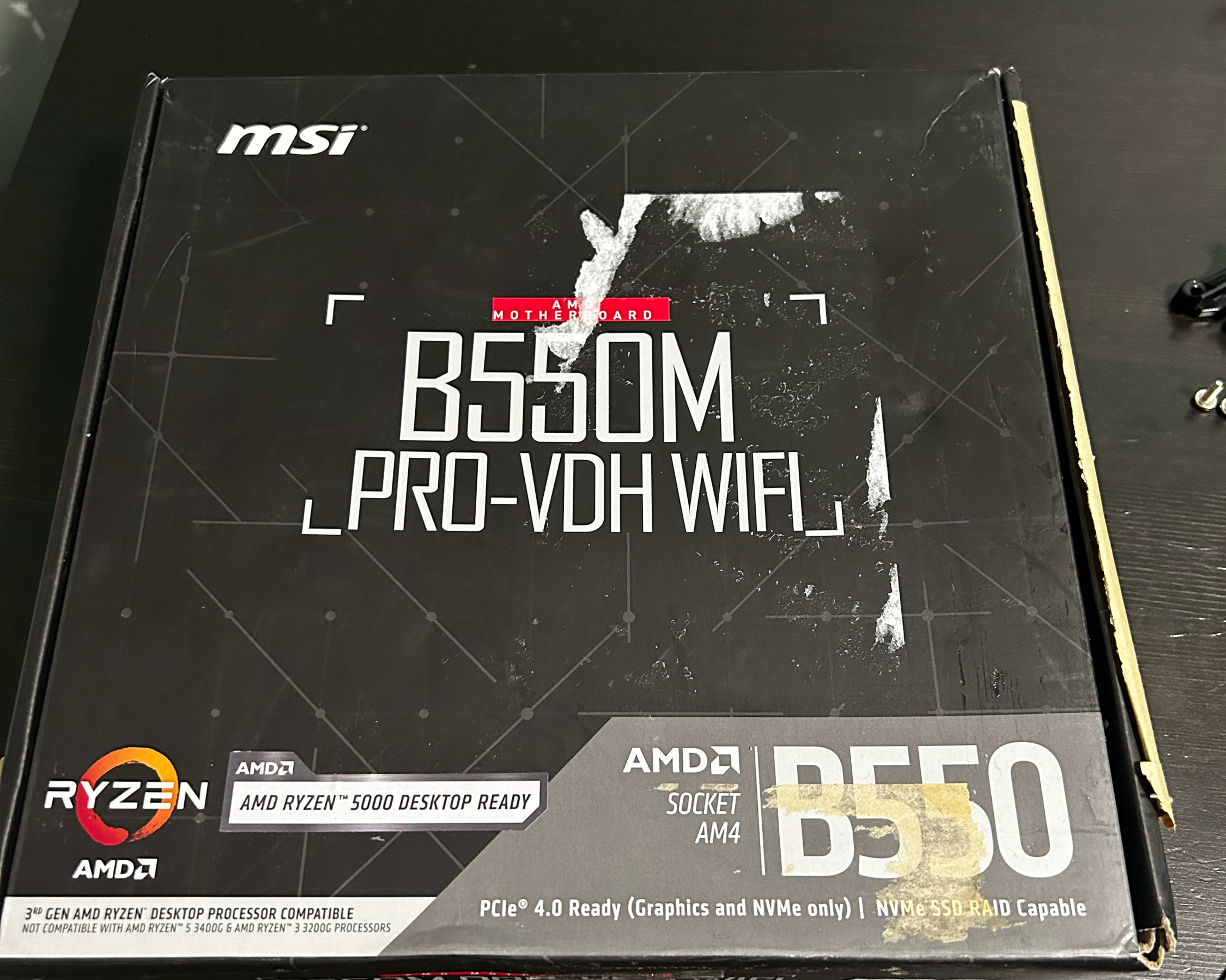 MSI ‎B550M PRO-VDH WIFI Socket AM4 AMD Motherboard