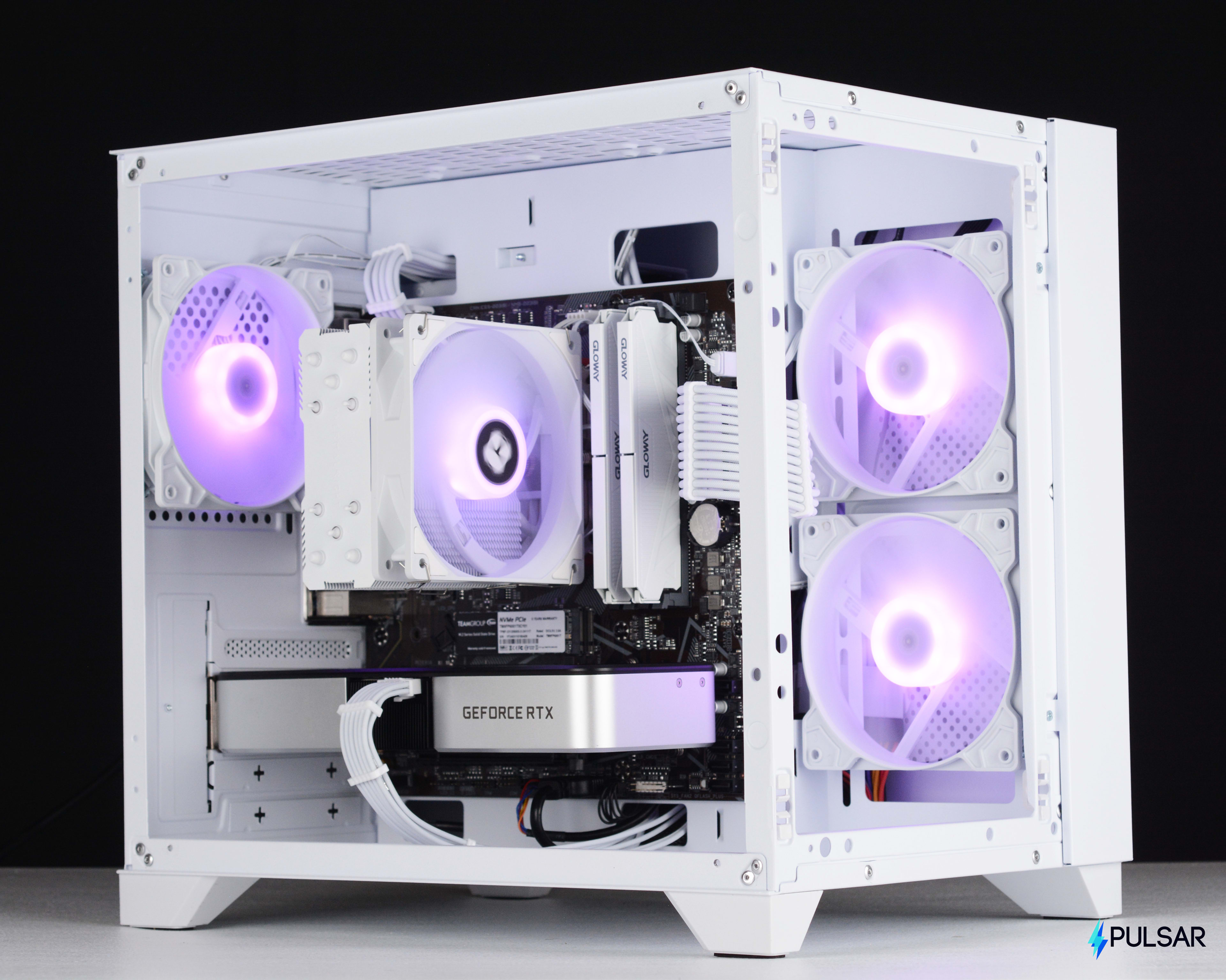 ⚪🟣 BLOOM: 1080p Streaming & Gaming PC | RTX 3060 Ti, Ryzen 5, 32GB DDR4, 1TB SSD