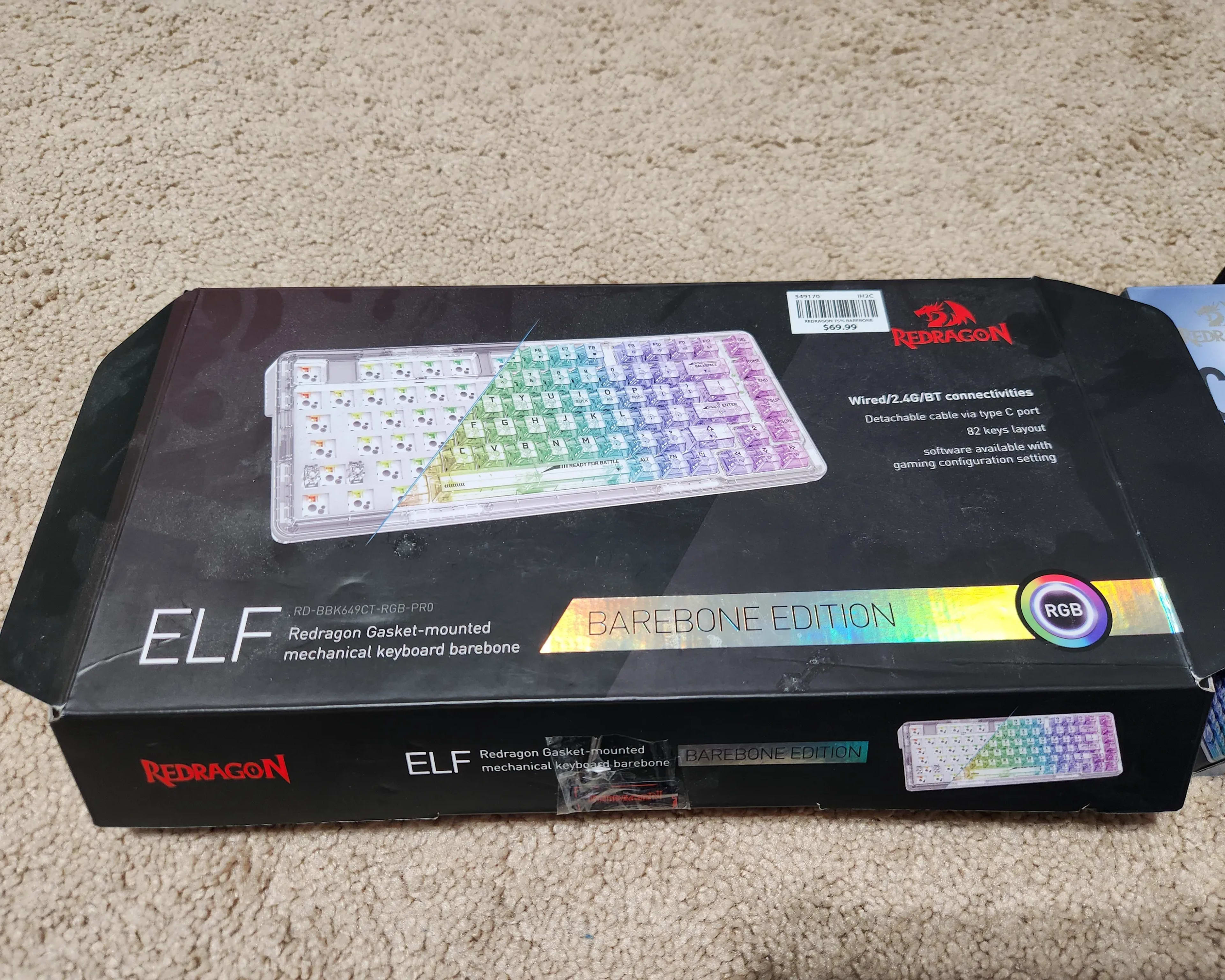 Reddragon Clear Keyboard