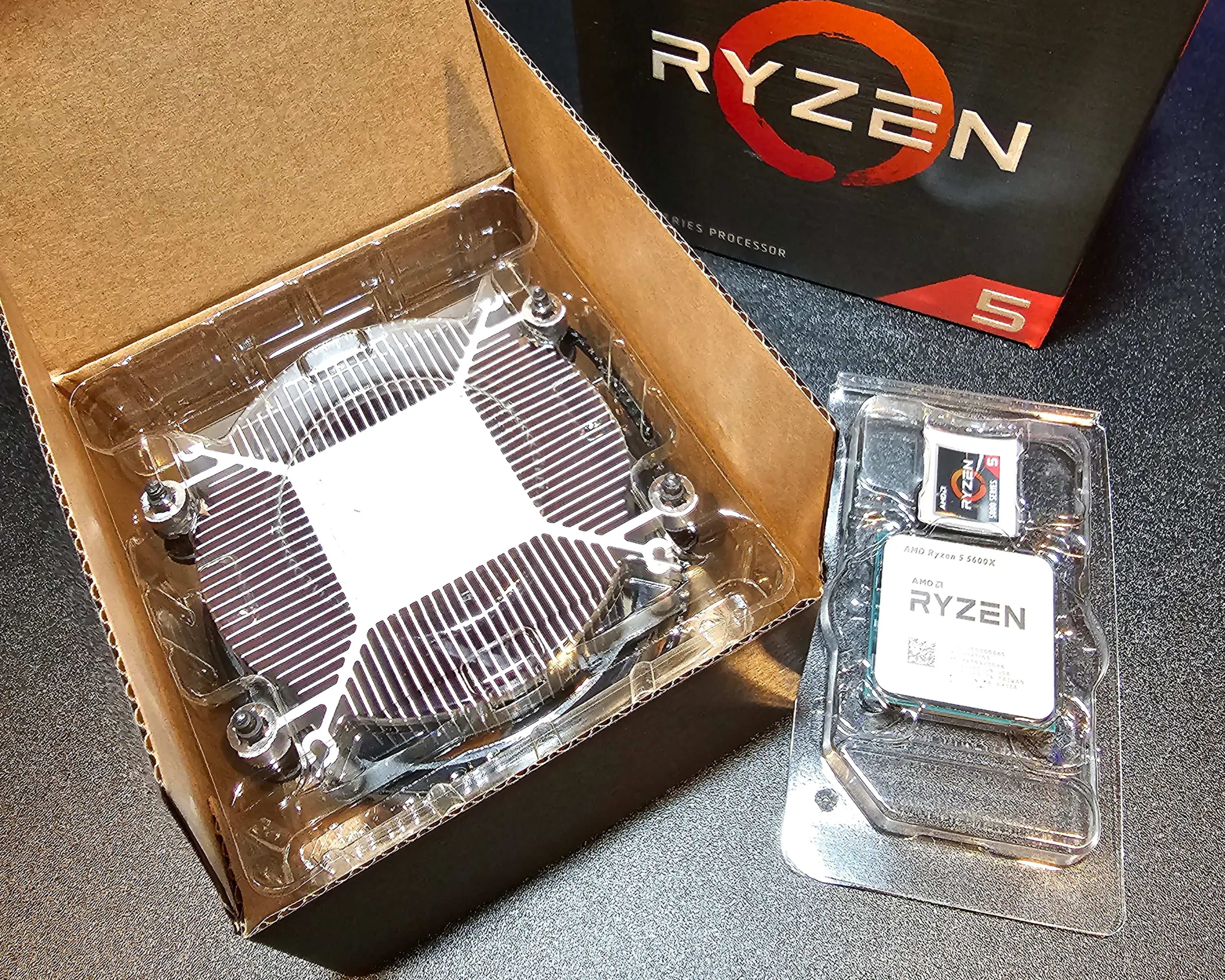 AMD Ryzen 5 5600X Processor, Wraith Stealth Cooler included | Lightly used