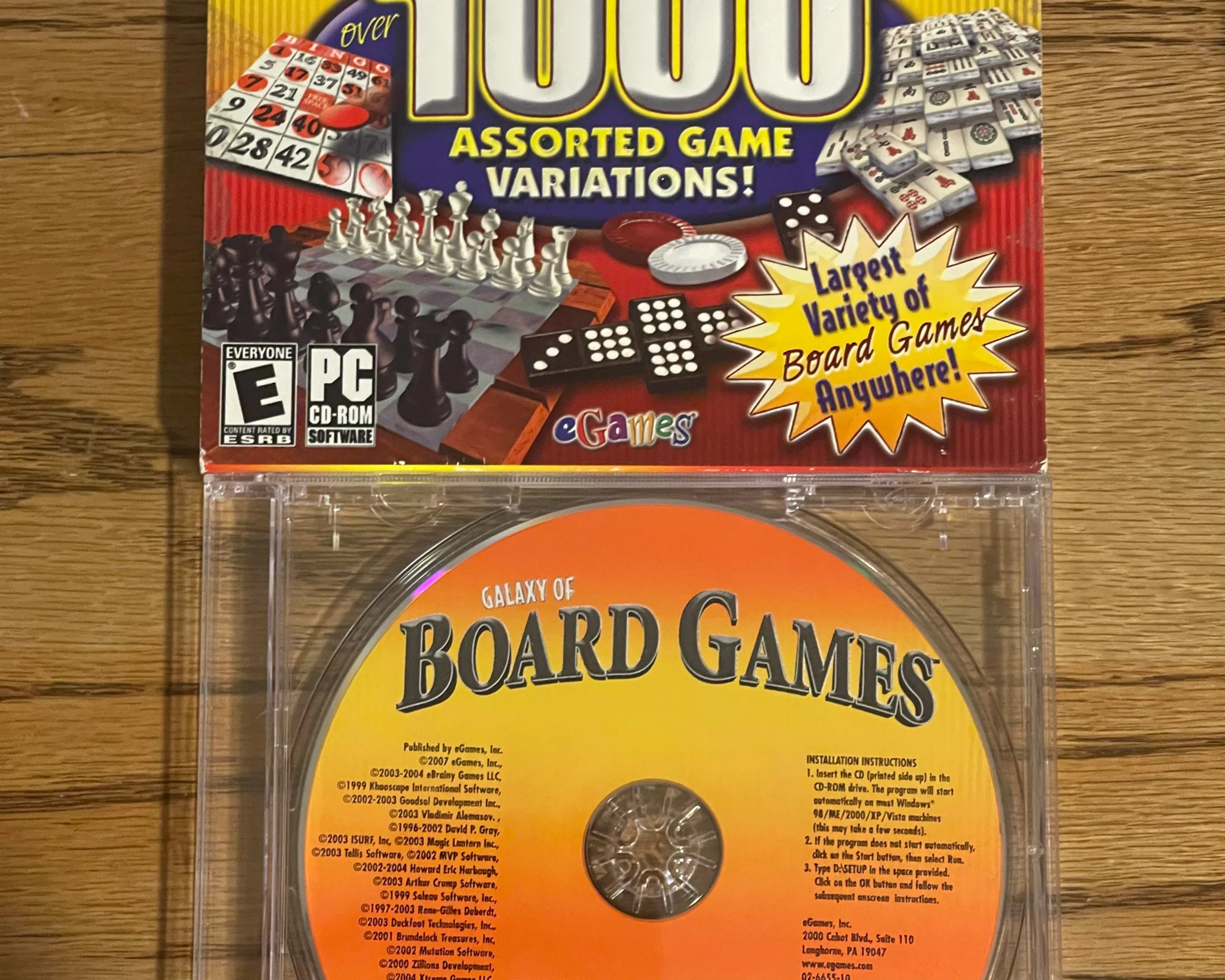 ​Galaxy of Board Games 1000 (PC, 2007)