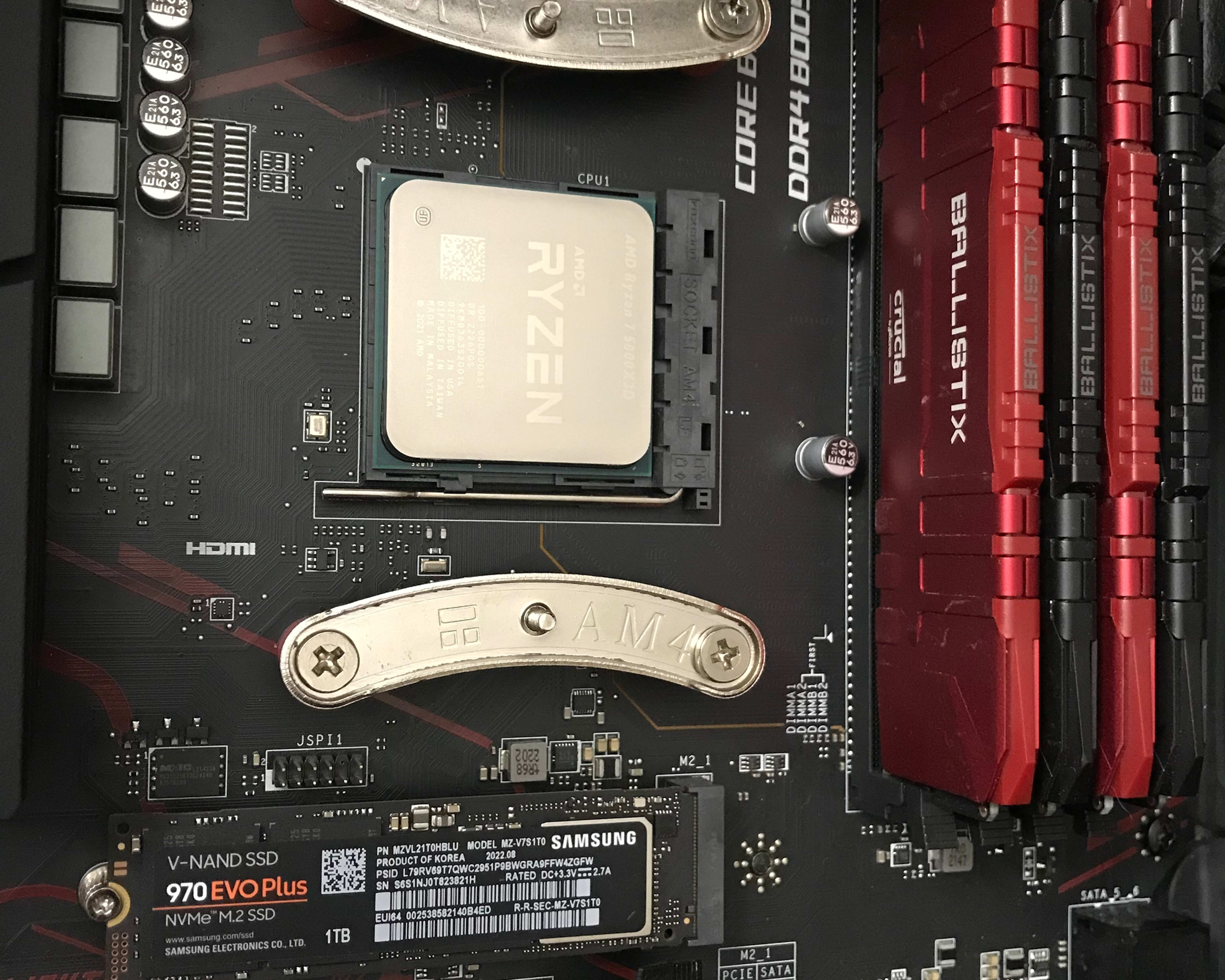AMD 5800X3D + MSI X570 Gaming Plus Motherboard