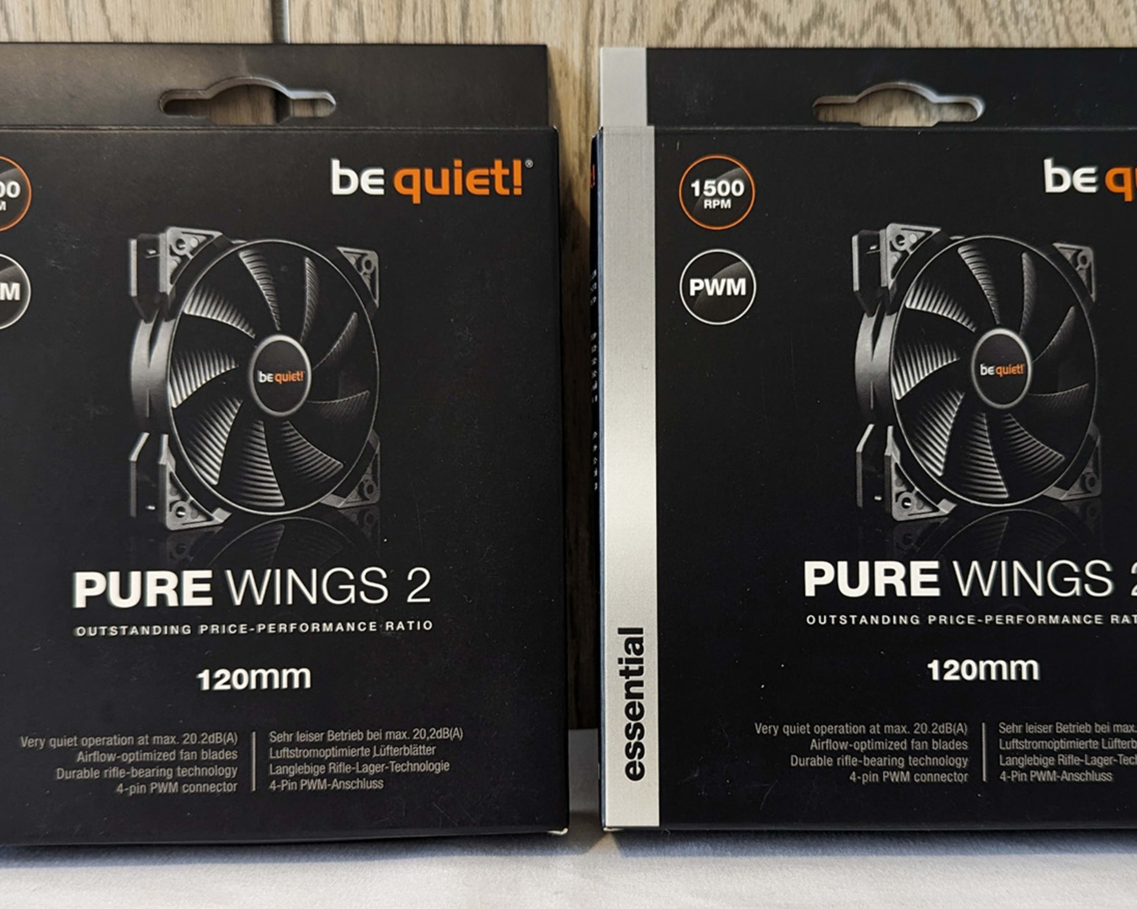 be quiet! Pure Wings 2 120mm PWM Case fans, Set of 2