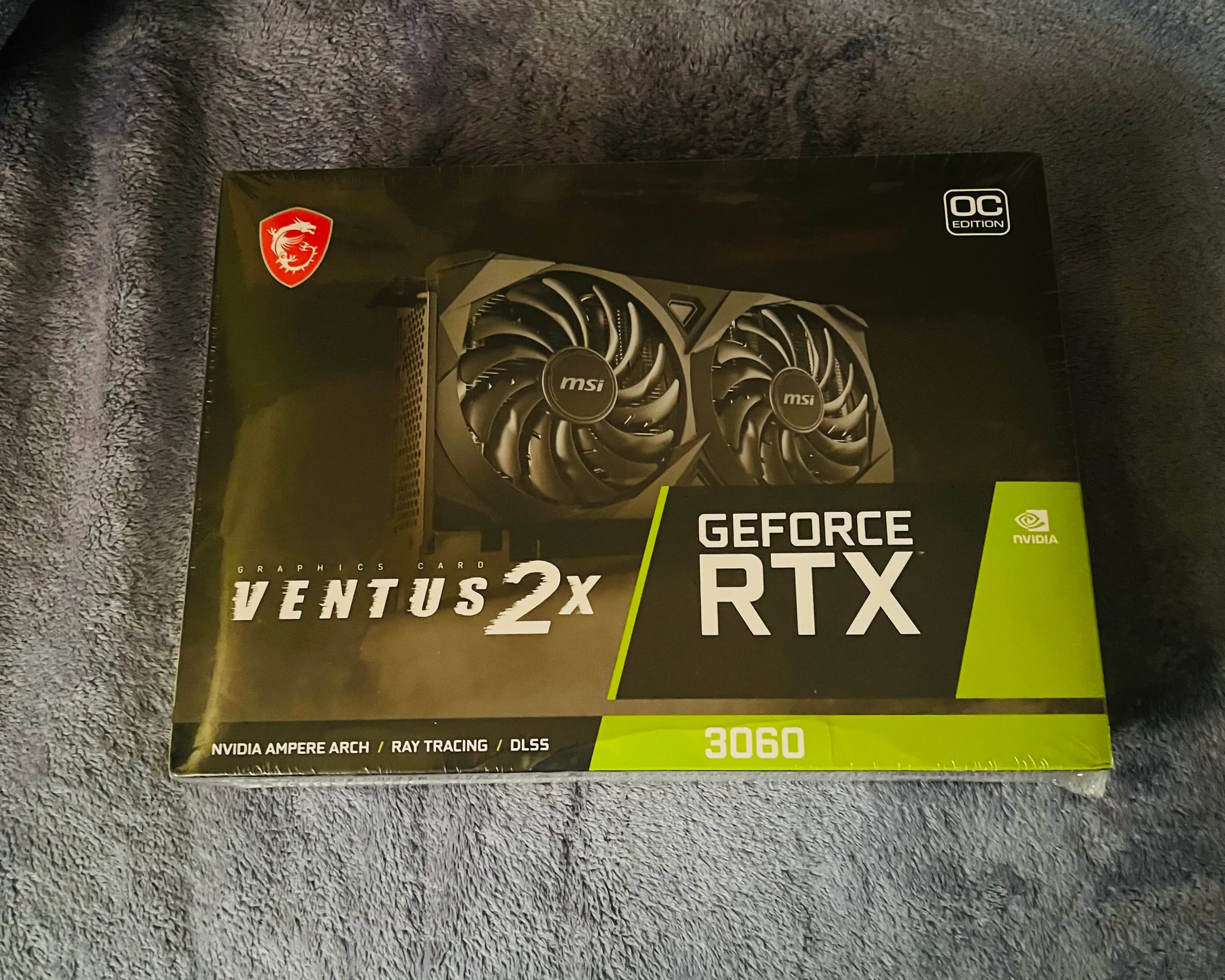 STILL SEALED NEW MSI RTX 3060 2X 12G OC