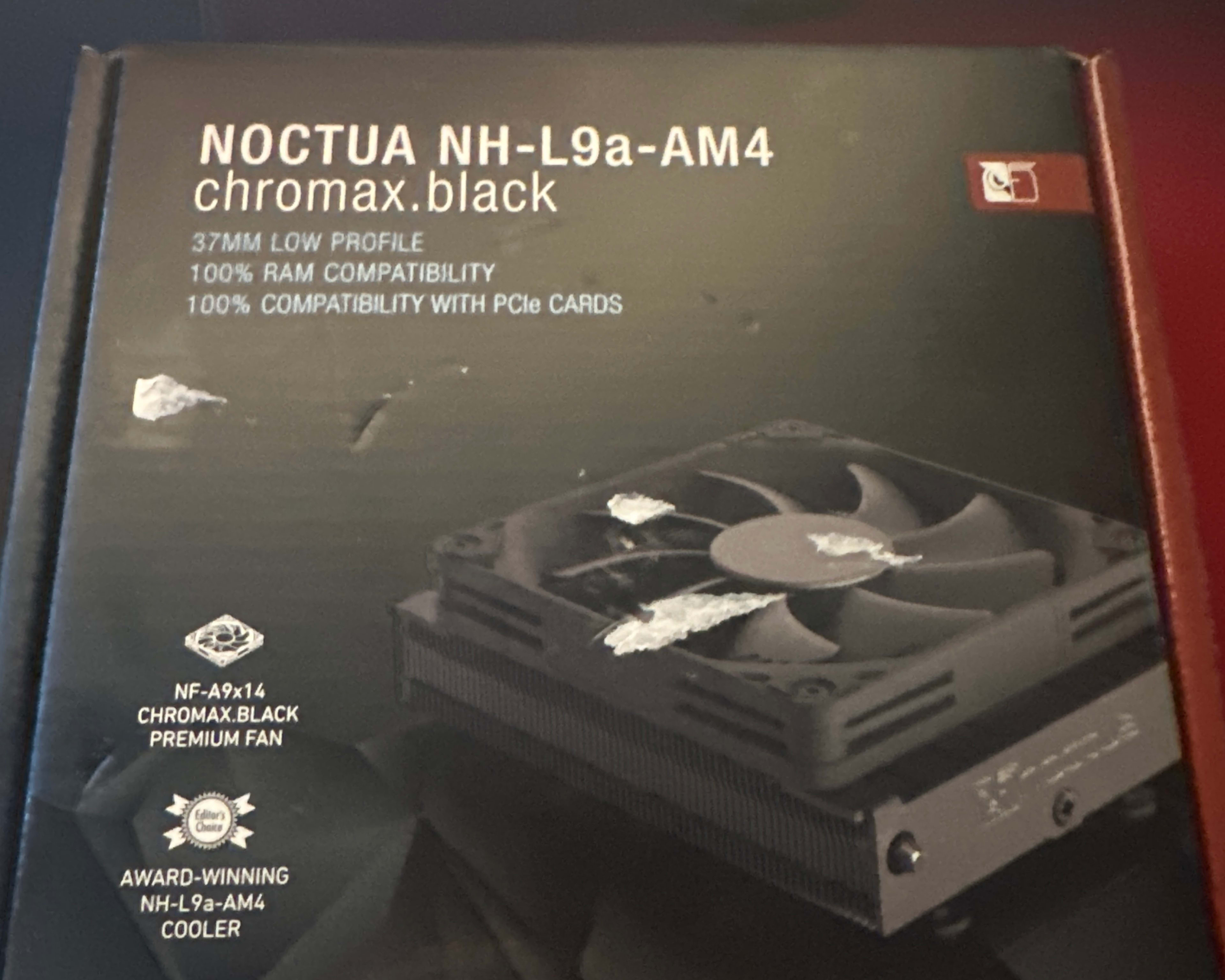 Noctua NH-L9a-AM4 chromax.black low profile cooler