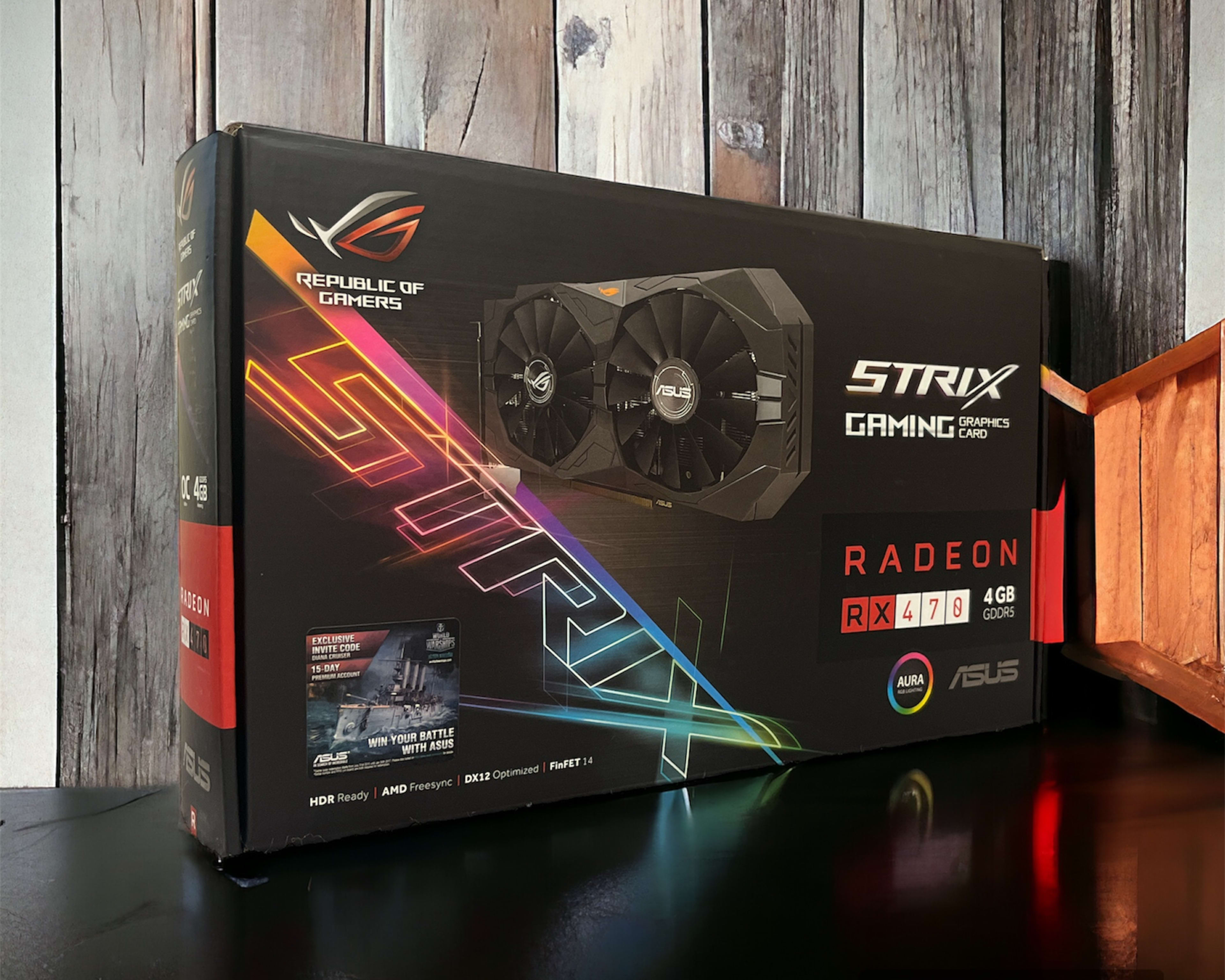 ROG STRIX Radeon RX 470 (4GB GDDR5 VRAM)