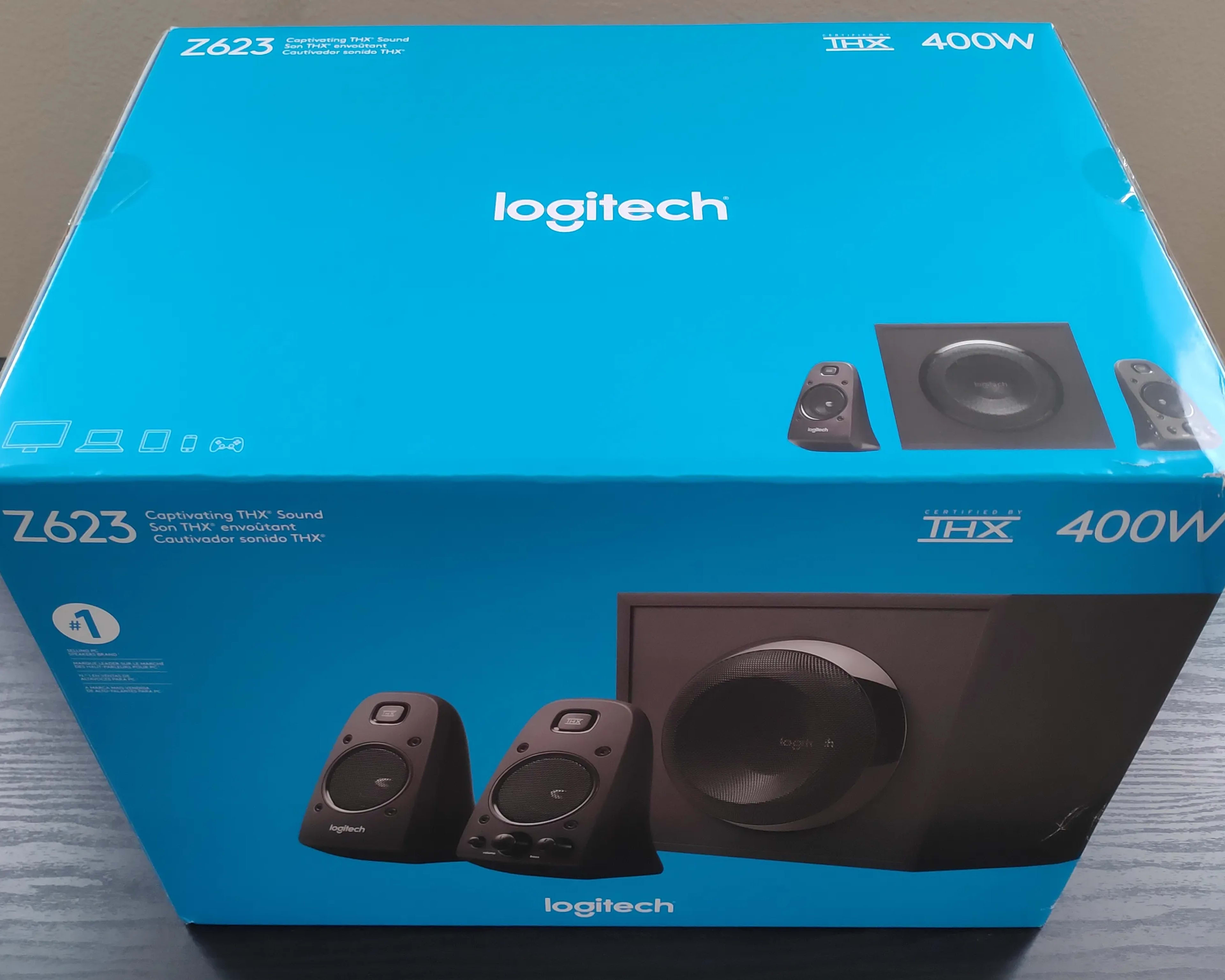 Logitech Z623 400 Watt, 2.1 THX Certified Speaker System