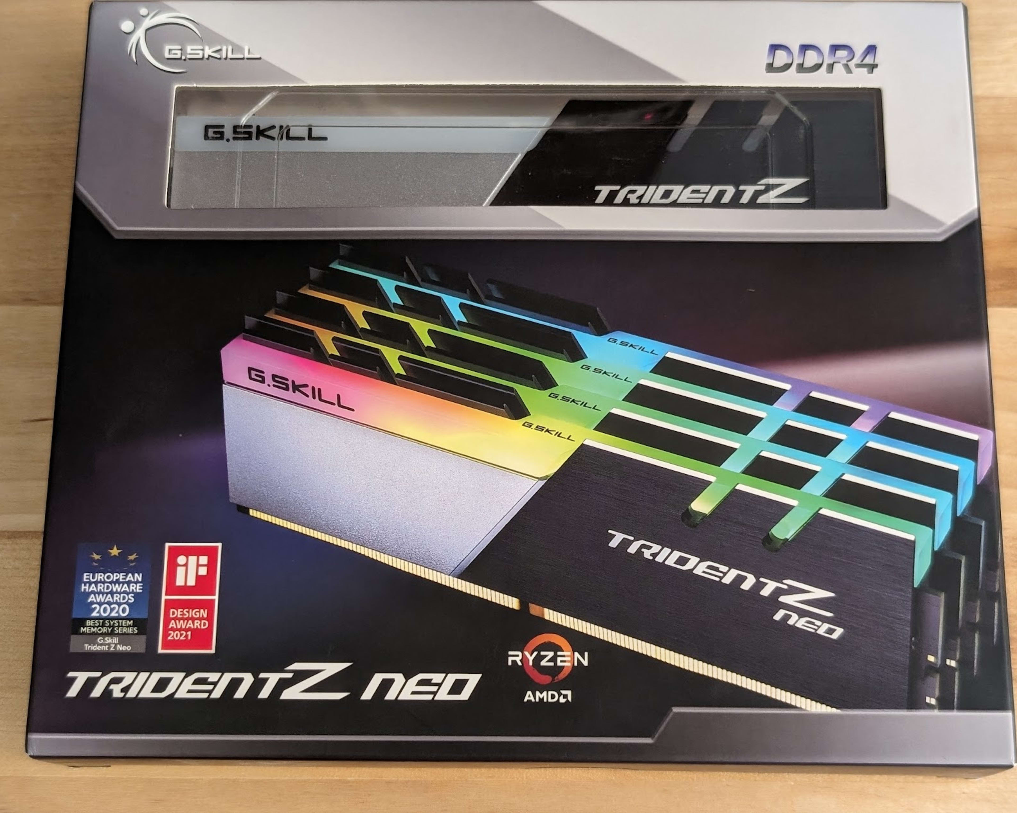 G.SKILL Trident Z Neo Series 64GB (4 x 16GB) 3600Mhz CL14 B-DIE - SEALED NEW