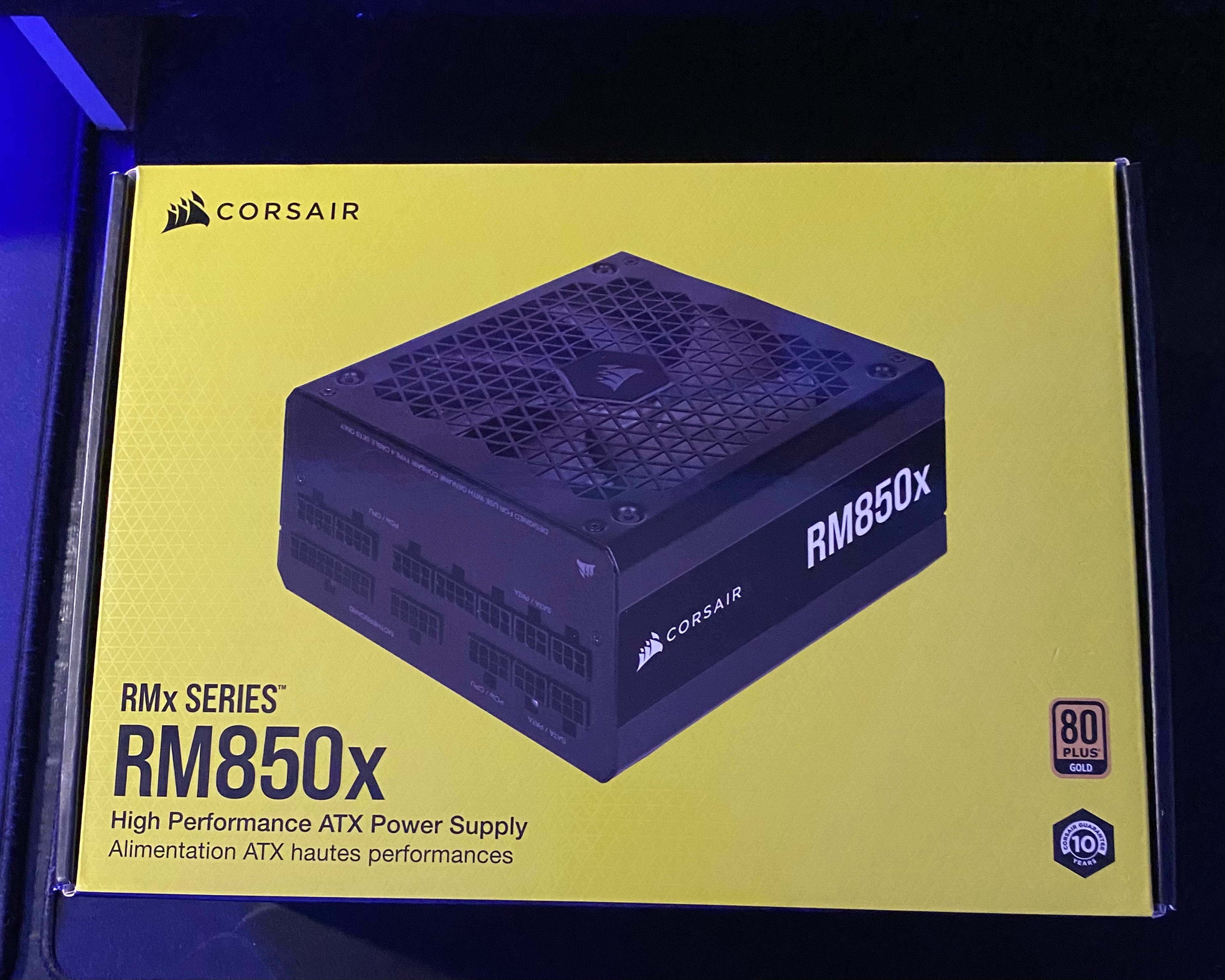 Corsair RMx Series™ RM850x / 850 Watt 80 PLUS Gold Fully Modular ATX PSU