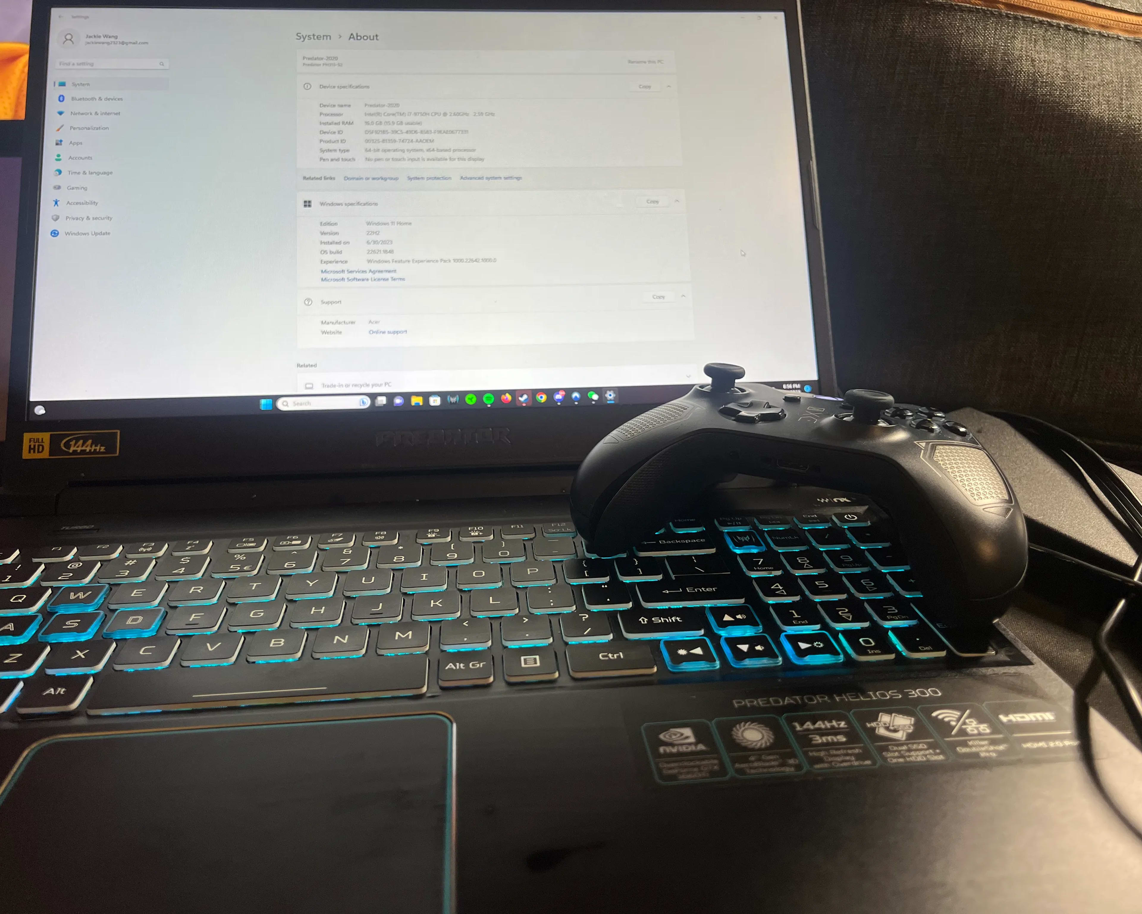 Acer Predator Helios 300 Gaming Laptop Combo Deal (include Xbox Controller and KIZUNA Laptop Case