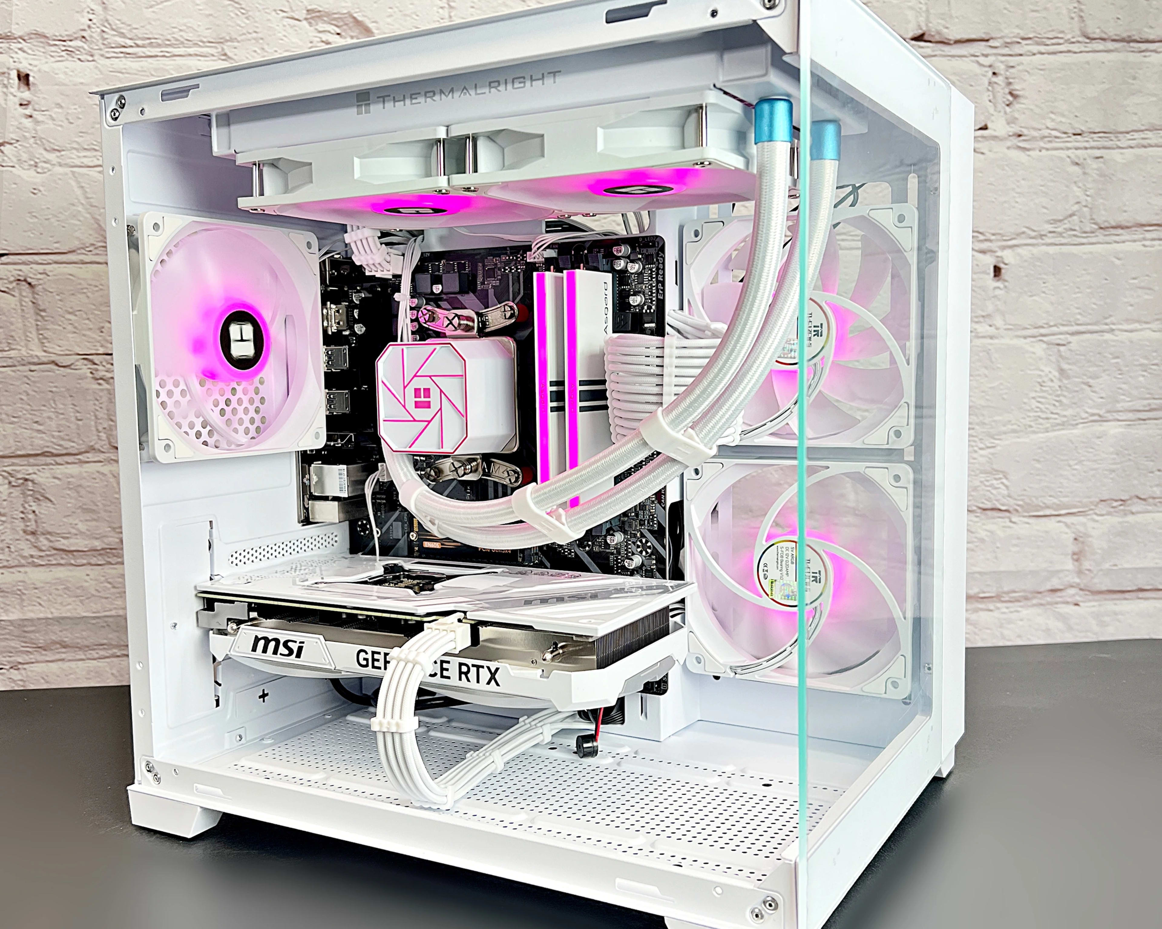 Liquid Cooled RTX 4070 Ryzen 5 5600X 16GB RAM 1TB M.2 Win 11 Gaming PC