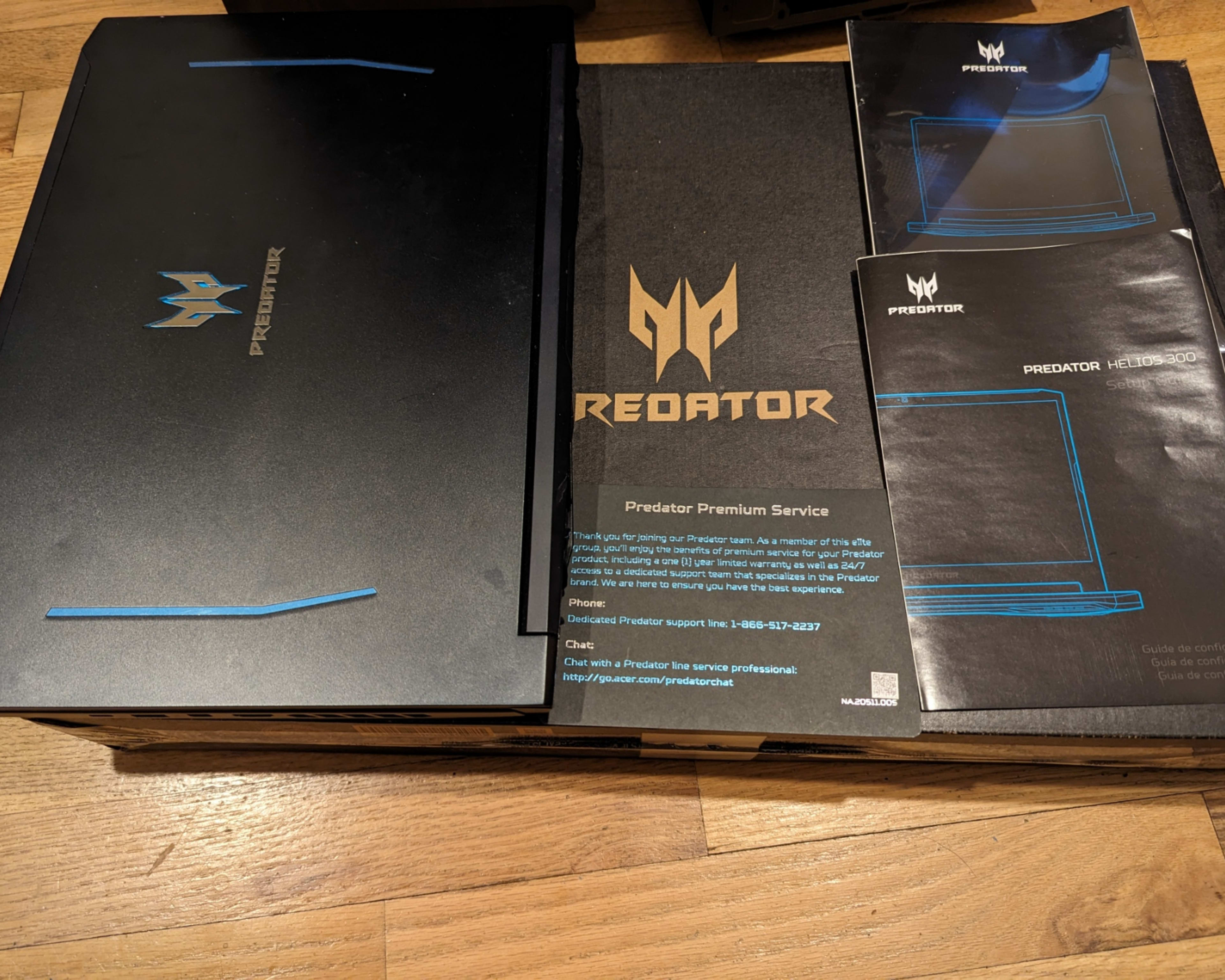 Acer Predator Helios 300 - Like new