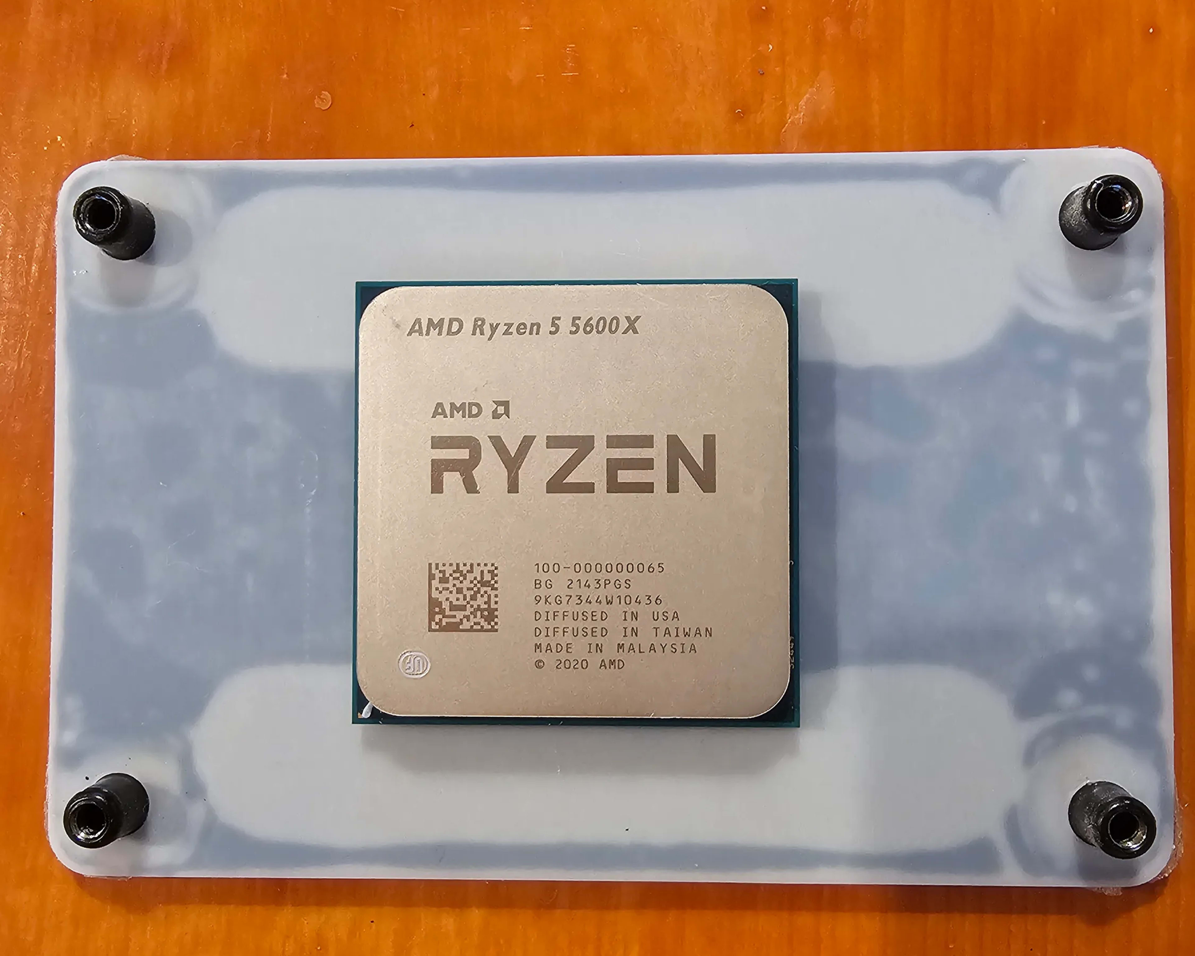 AMD Ryzen 5 5600X 6-core, 12-Thread Unlocked Desktop Processor with Wraith Stealth Cooler