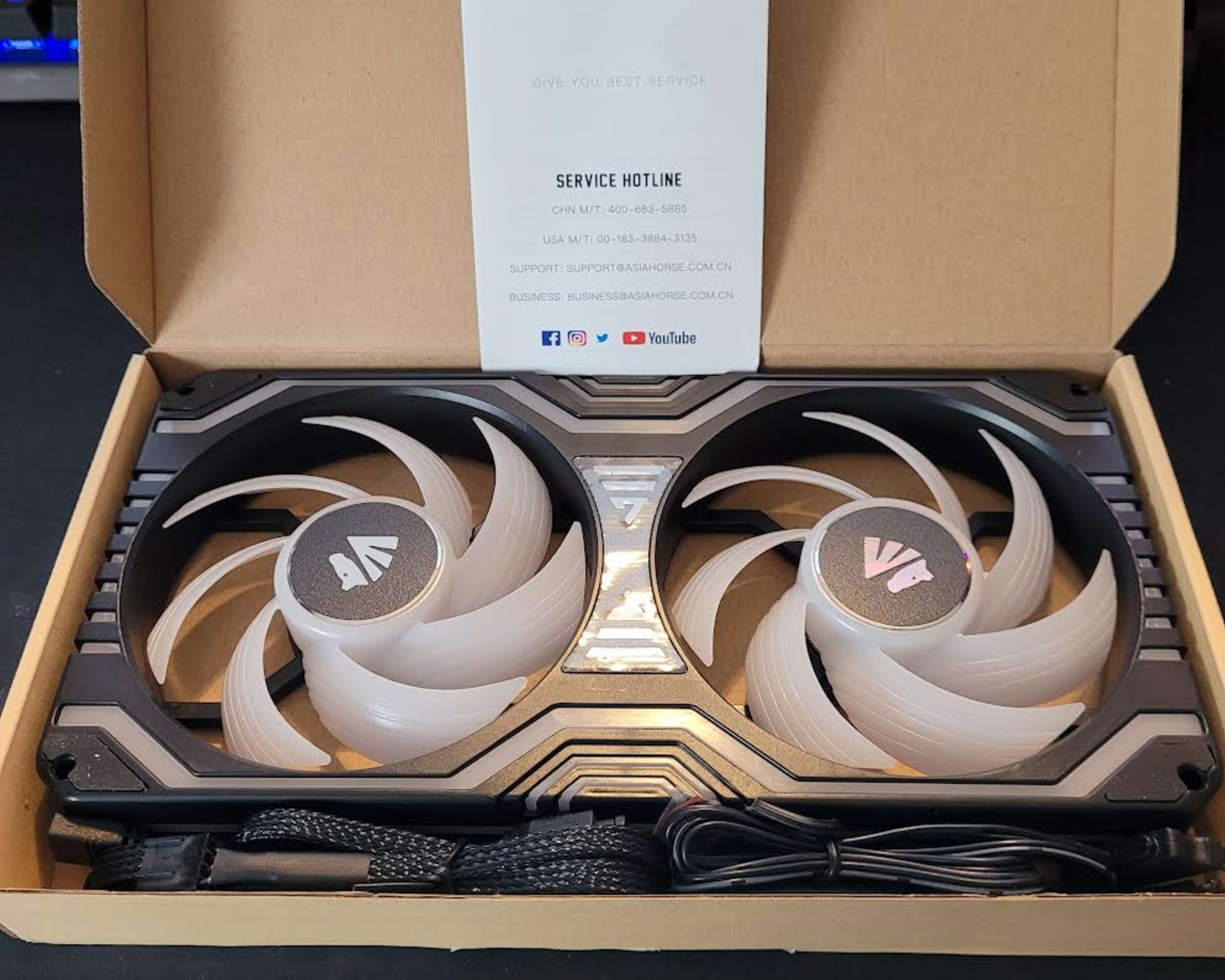 *BRAND NEW* ASIAHORSE Matrix 240 All-in-One Case Fan | 240mm 2-in-1 Case & Radiator Fan