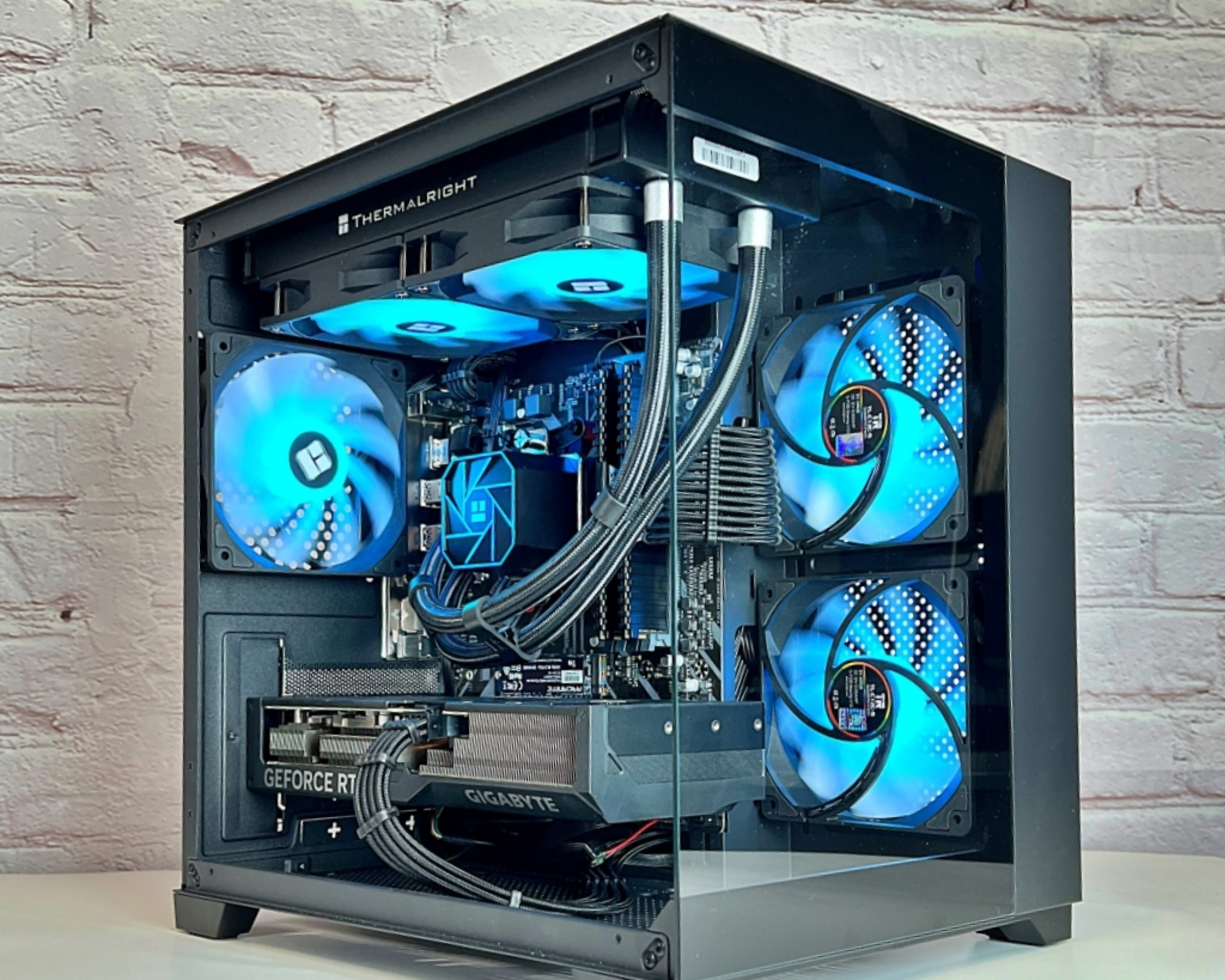 Liquid Cooled RTX 4070 Ryzen 5 5600X 32GB RAM 1TB M.2 Win 11 Gaming PC