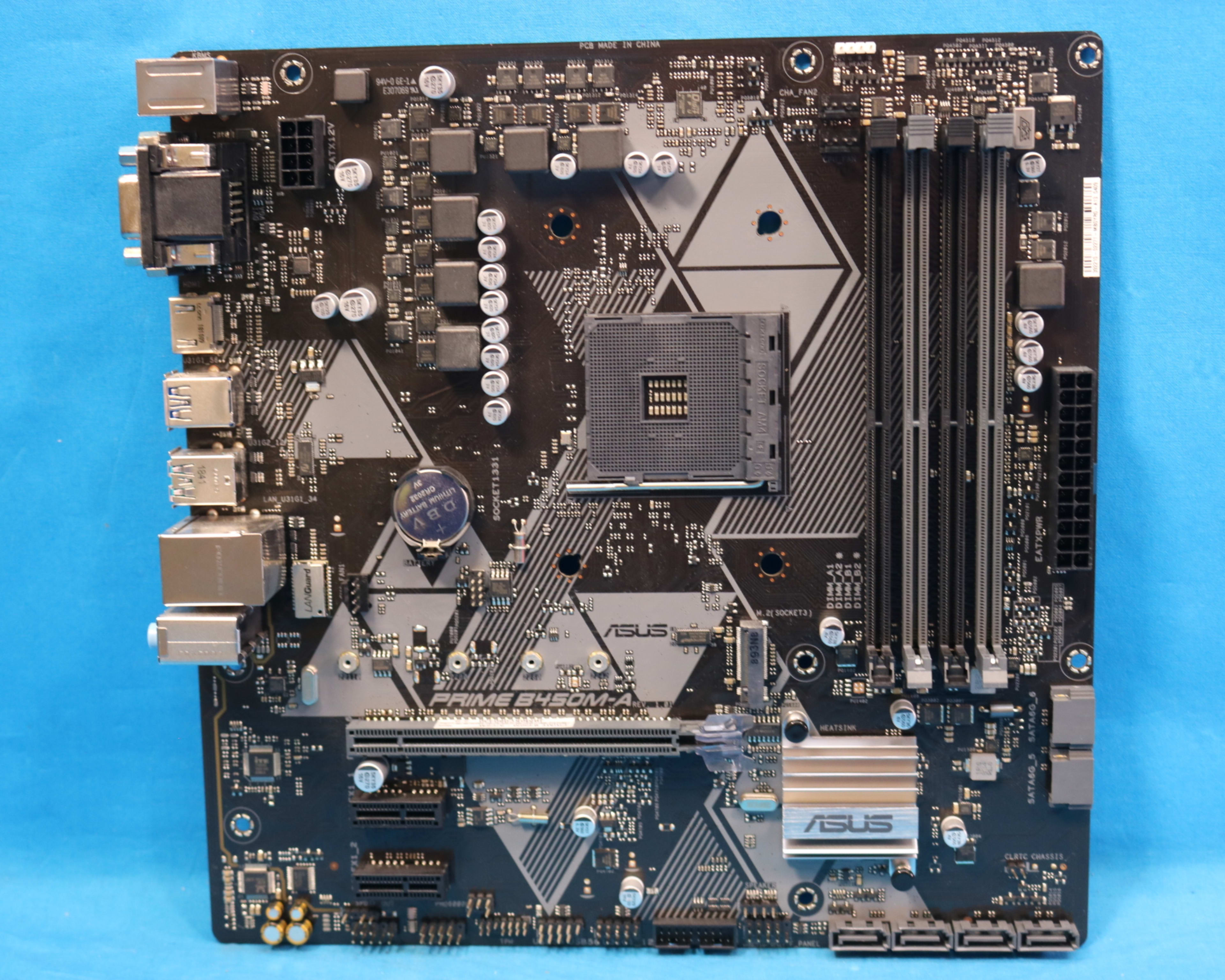 *Newest BIOS* ASUS Prime B450M-A AMD Socket AM4 DDR4 MicroATX Motherboard No I/O - 4096334505